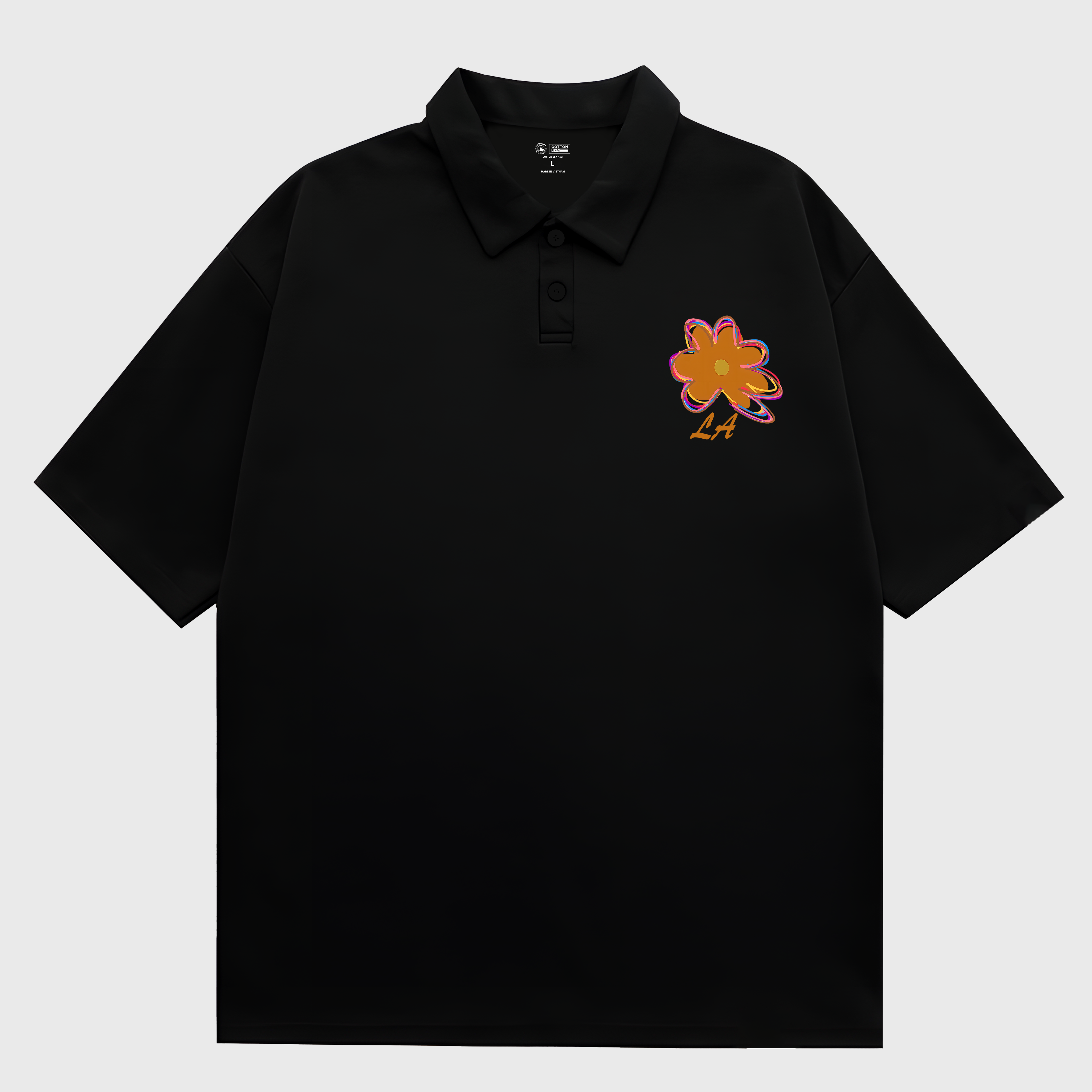 MLB Floral LA Yeankees  Groovy Flower Polo