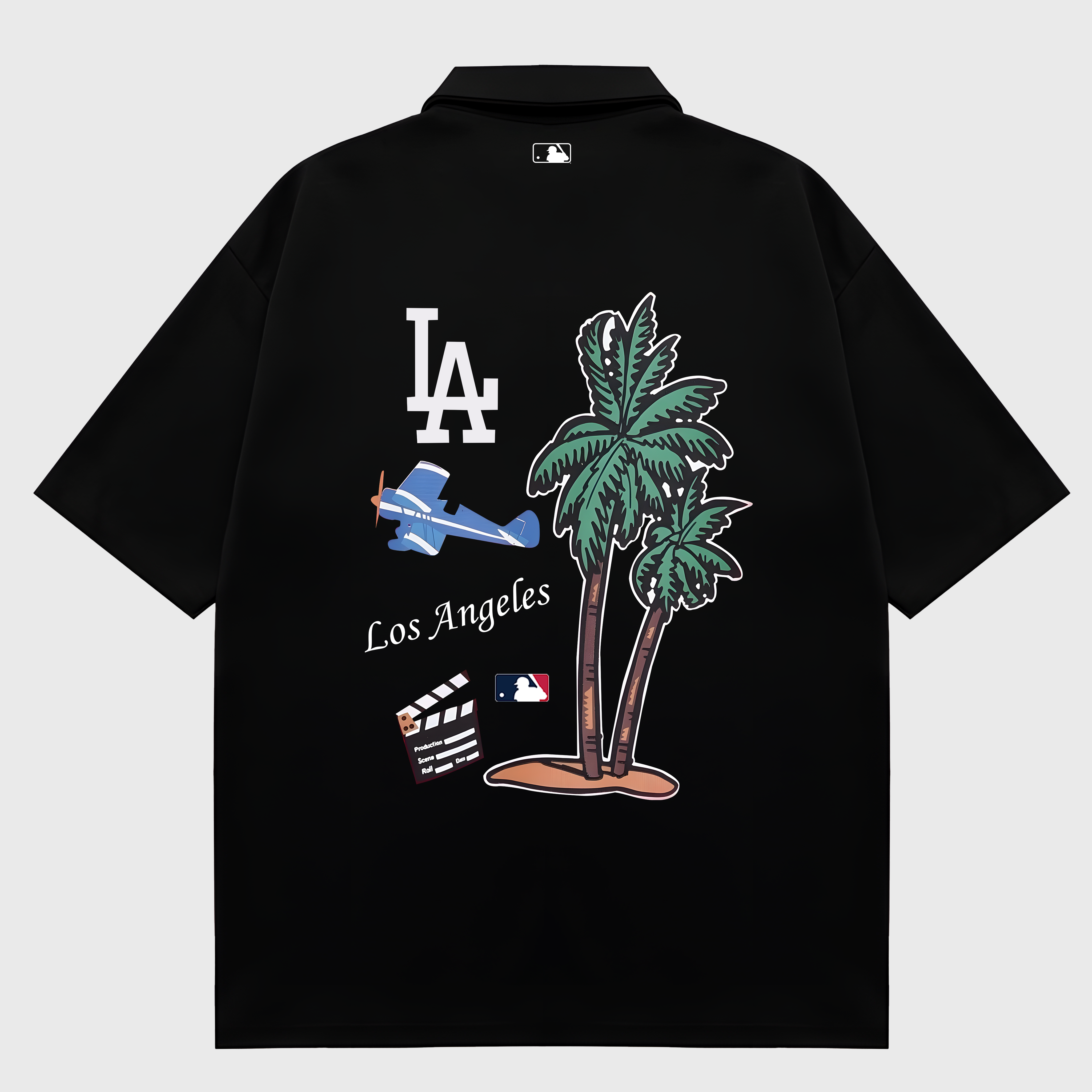 MLB Floral Los Angeles Beach Polo