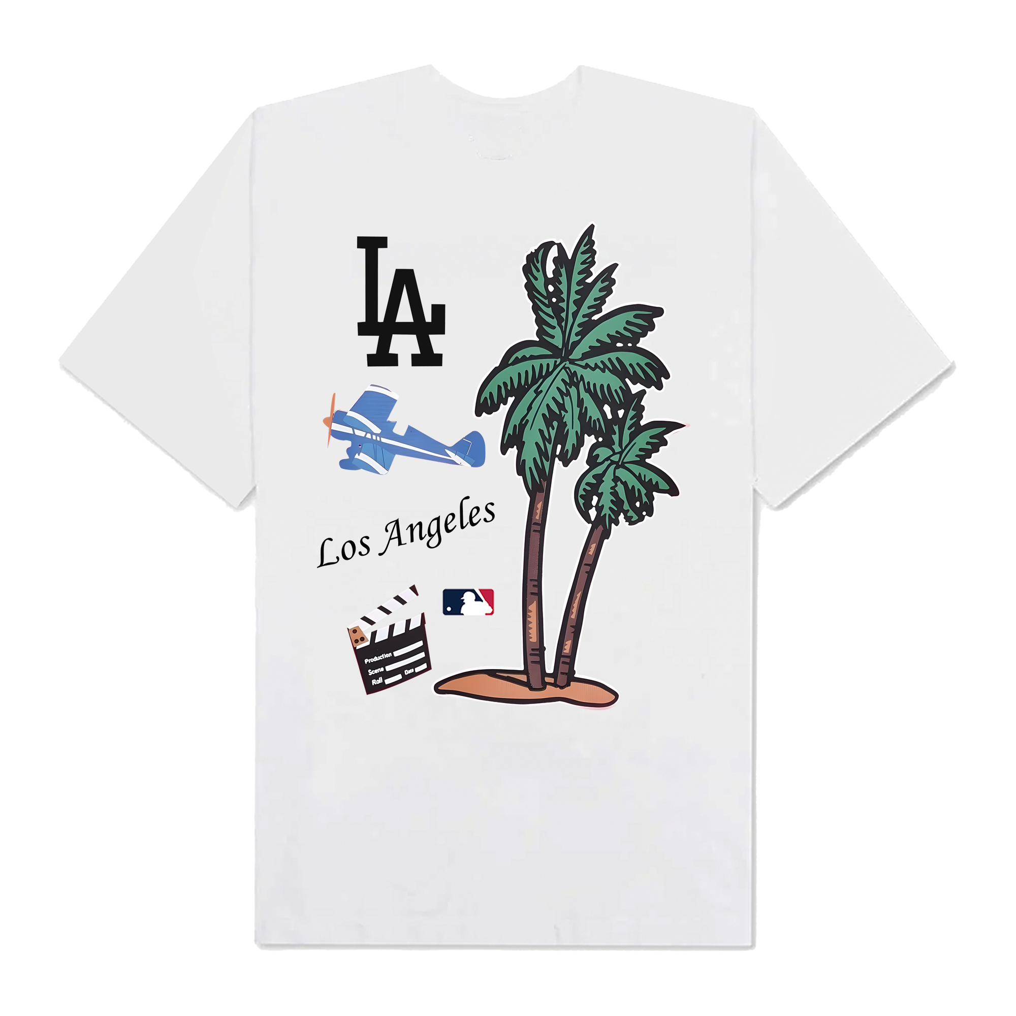 MLB Floral Los Angeles Beach T-Shirt