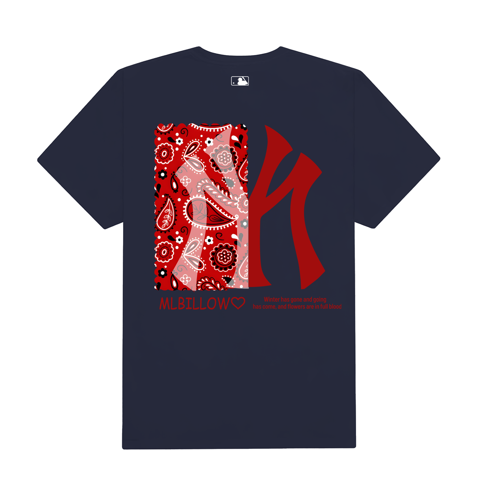 MLB Floral MLBILLOW Red Flower T-Shirt