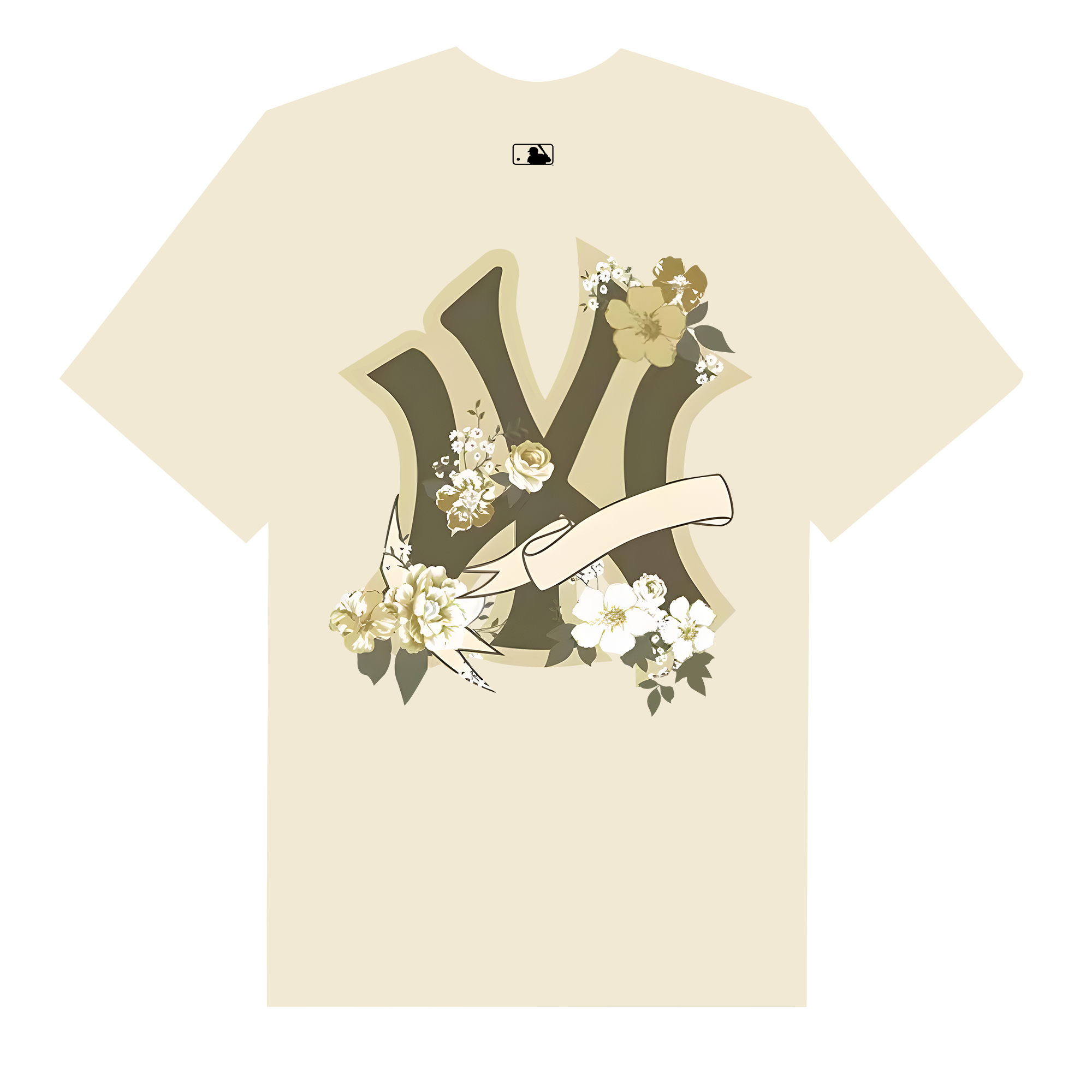 MLB Floral Mint Pastel Rose T-Shirt