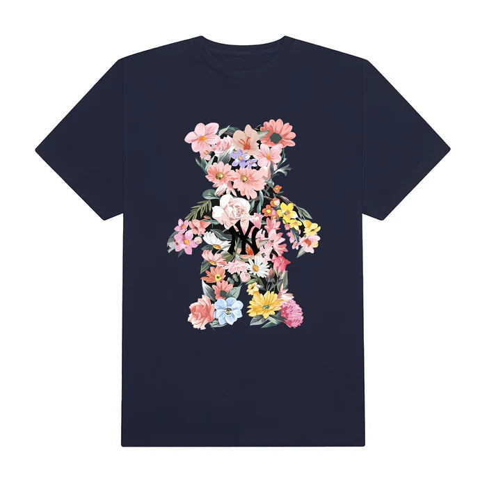 Flash Sale MLB Floral Teaddy Bear Flower T-Shirt