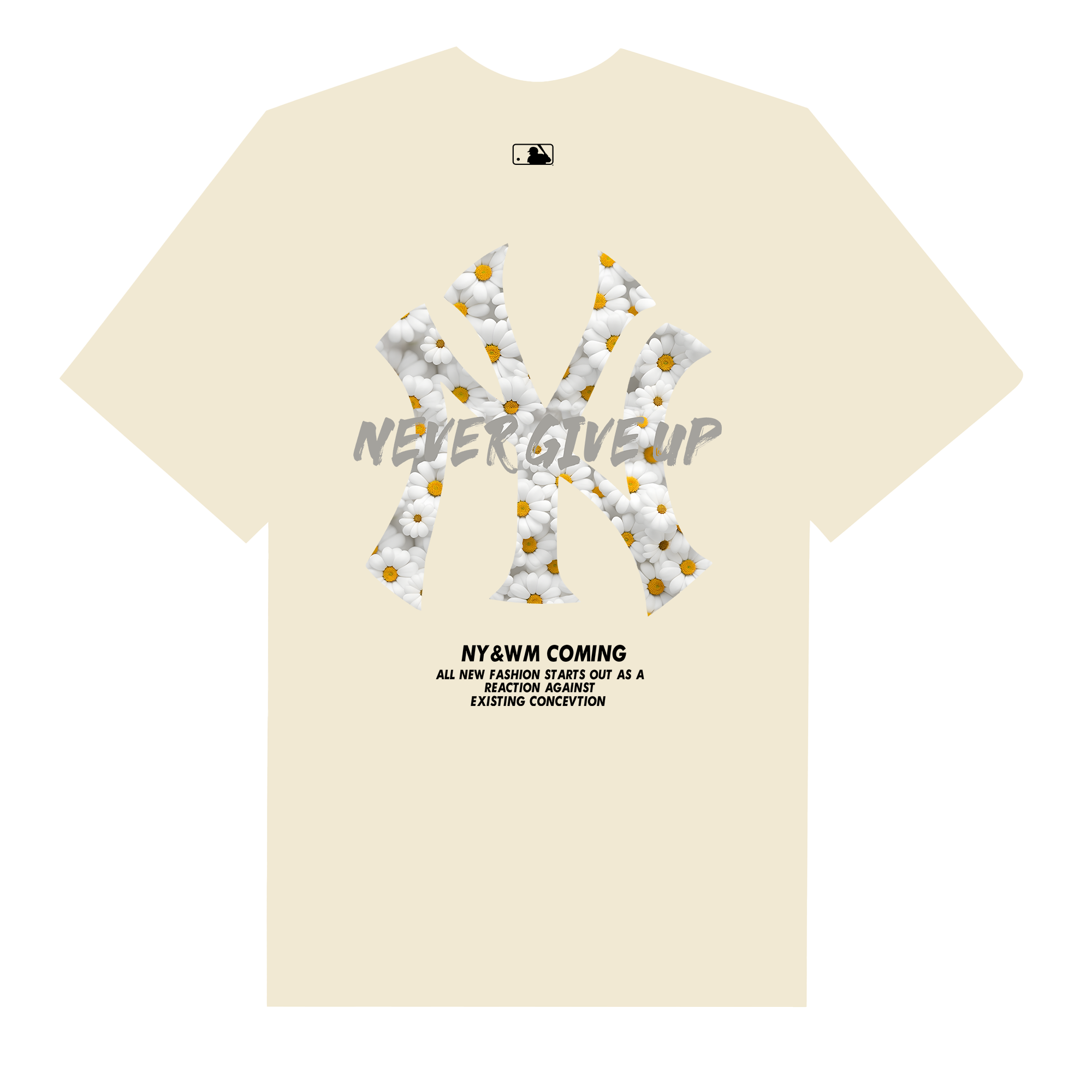 MLB Floral Never Give Up Daisy T-Shirt