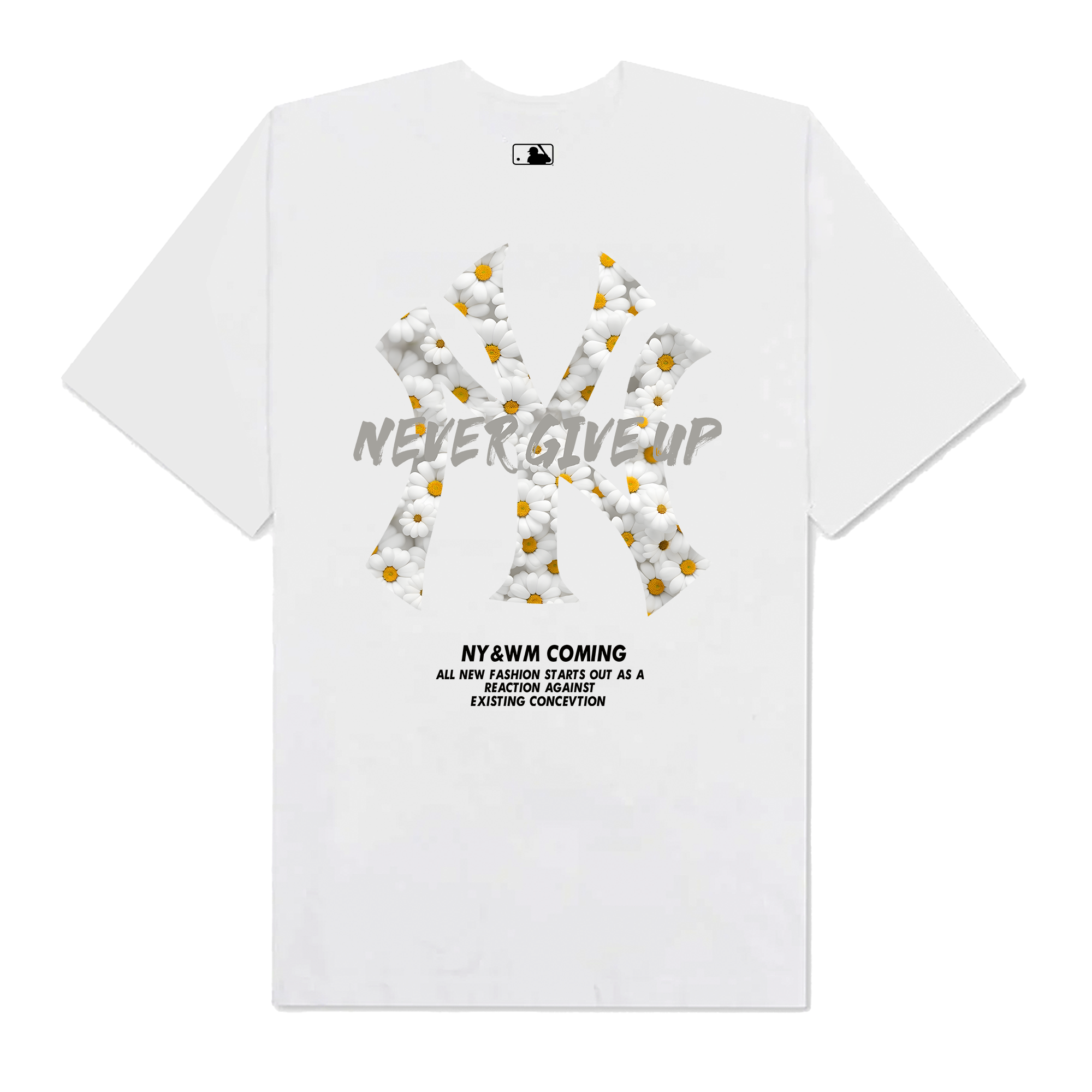 MLB Floral Never Give Up Daisy T-Shirt