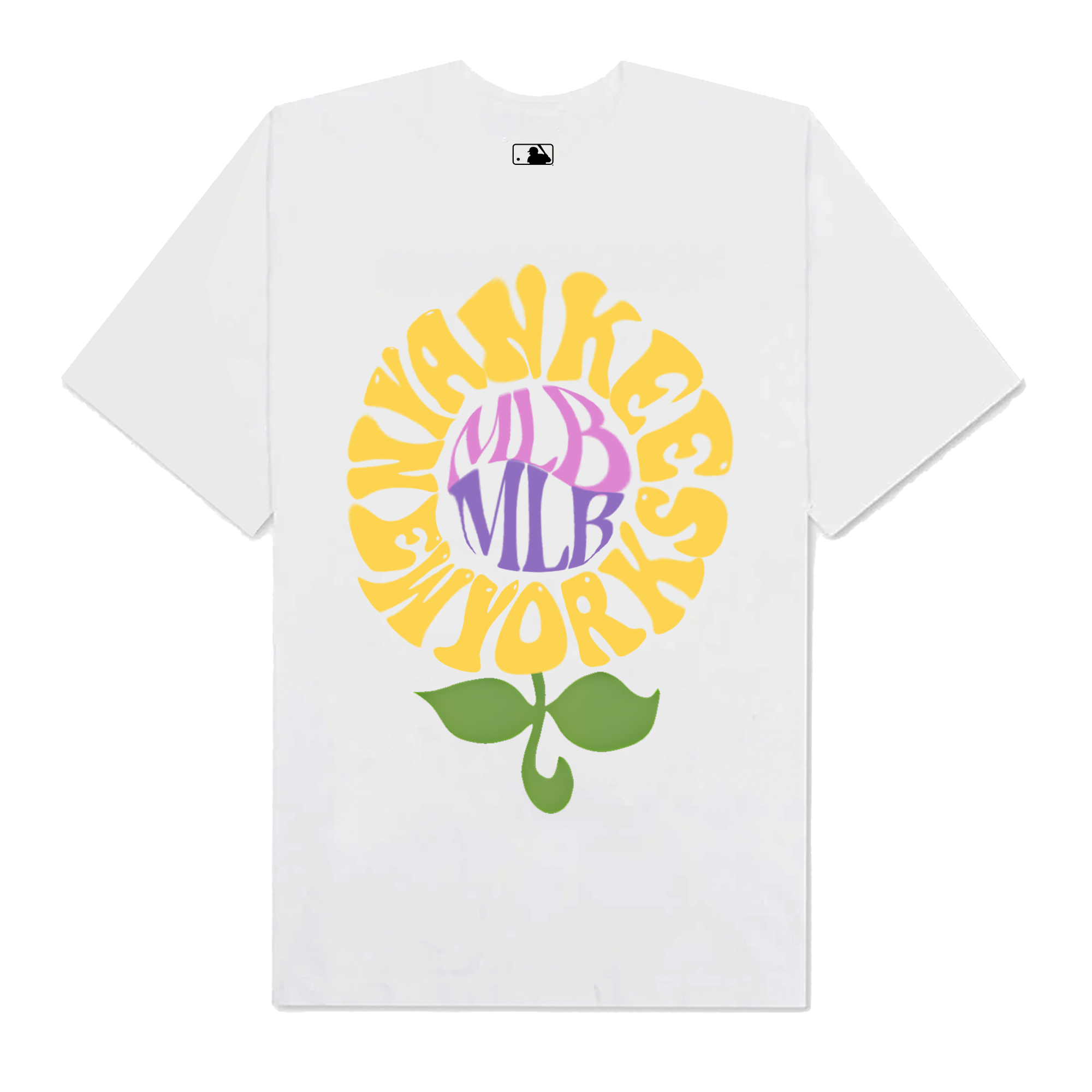 MLB Floral New York Yankees Flower T-Shirt