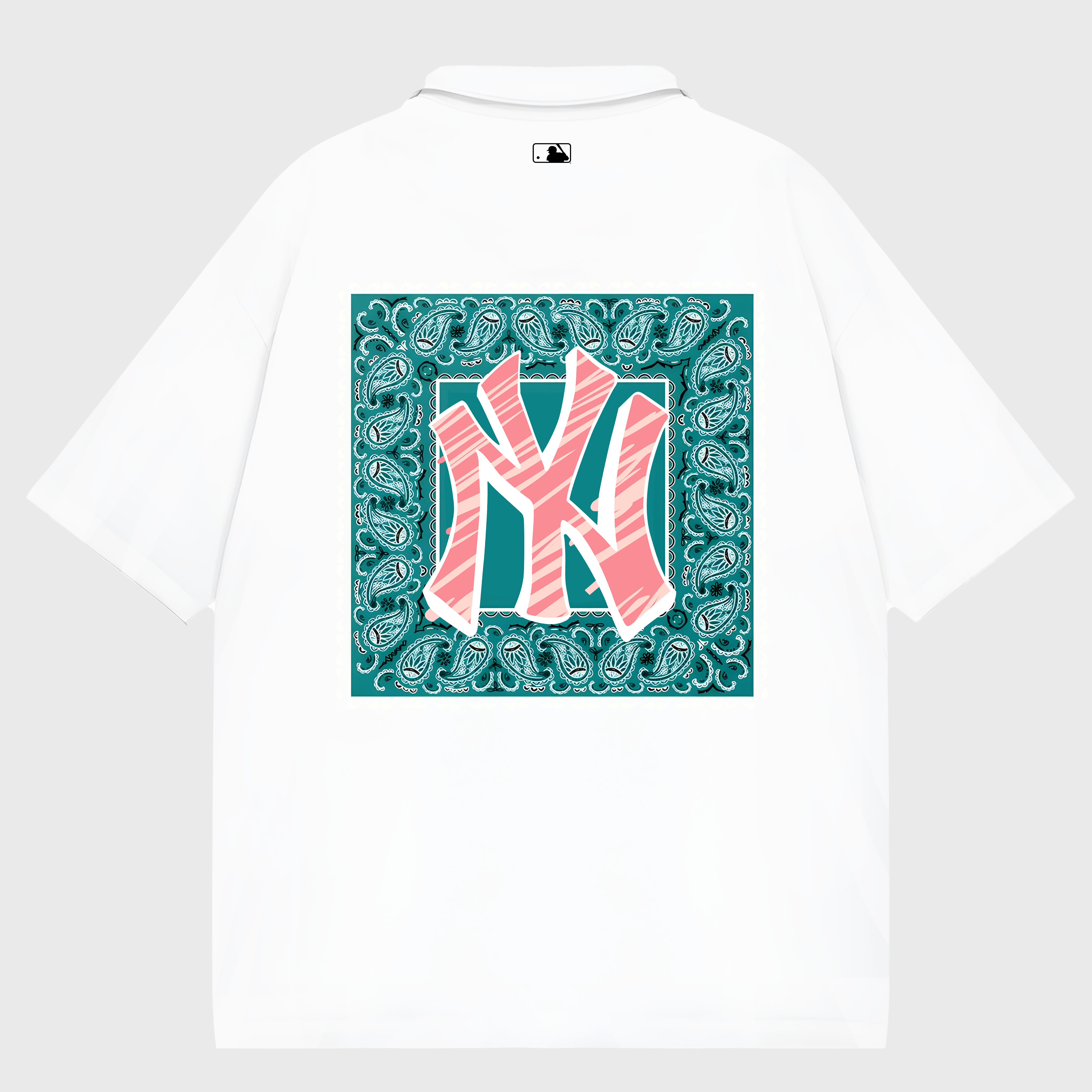 MLB Floral Pastel Bandana Polo