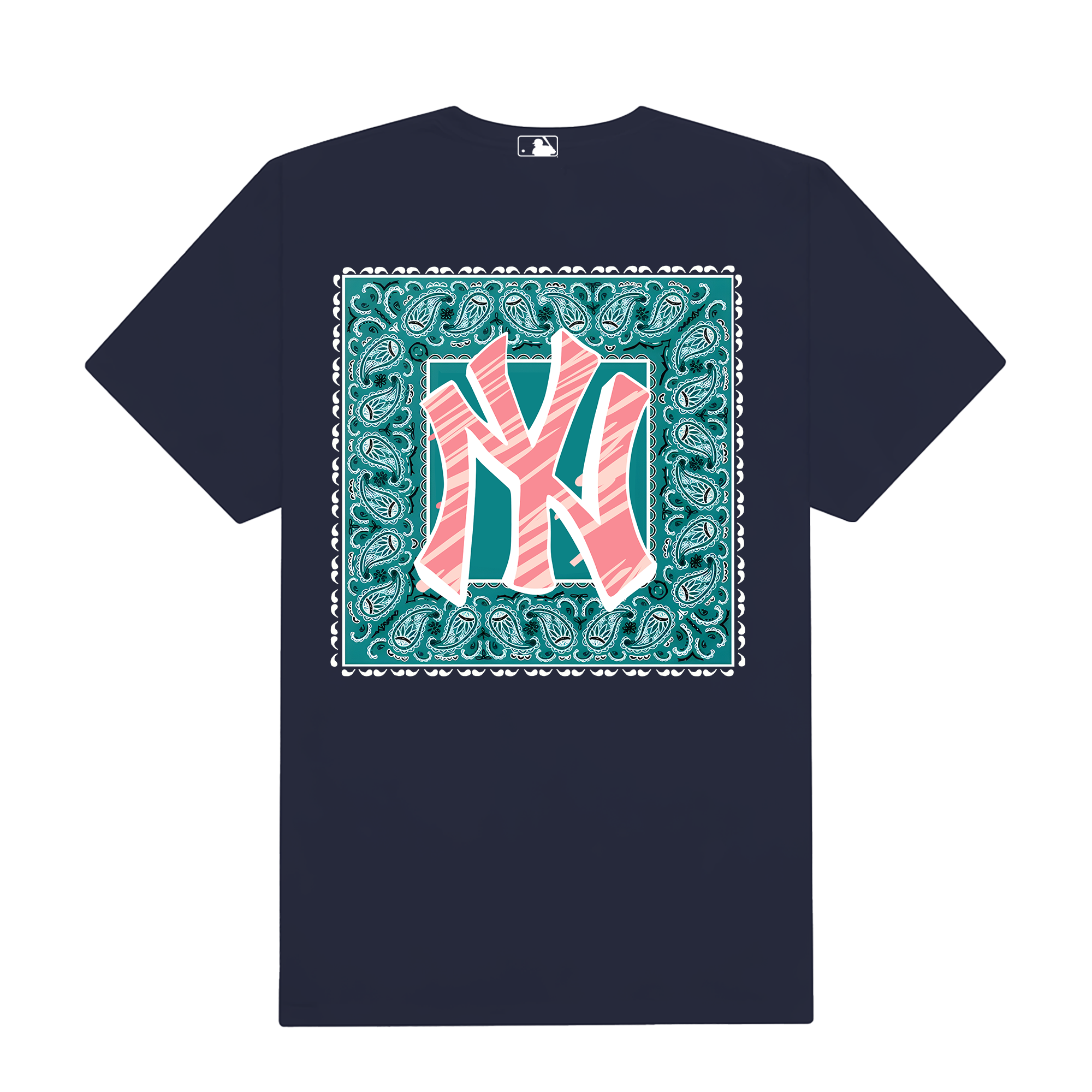MLB Floral Pastel Bandana T-Shirt