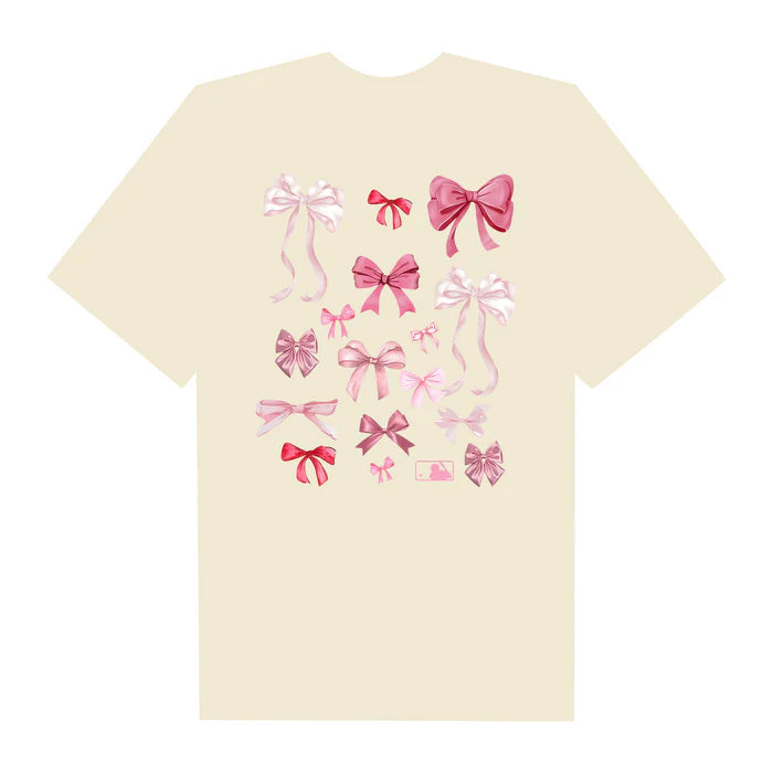 Flash Sale MLB Floral Pink Ribbon Y2K T-Shirt