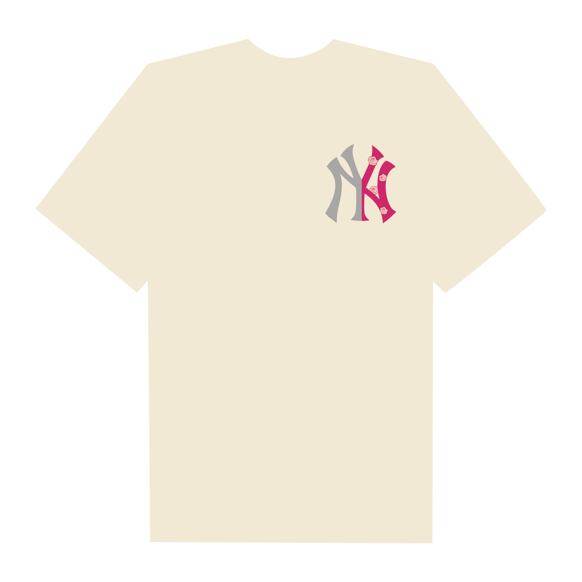 MLB Floral Pink Rose T-Shirt