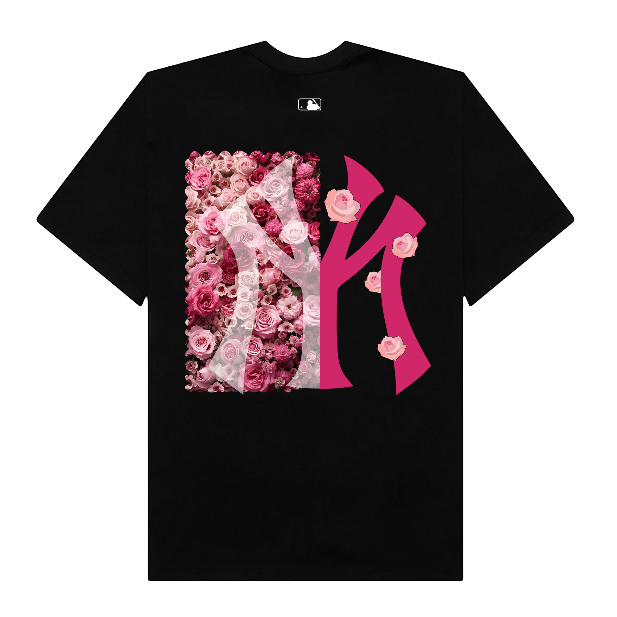 MLB Floral Pink Rose T-Shirt