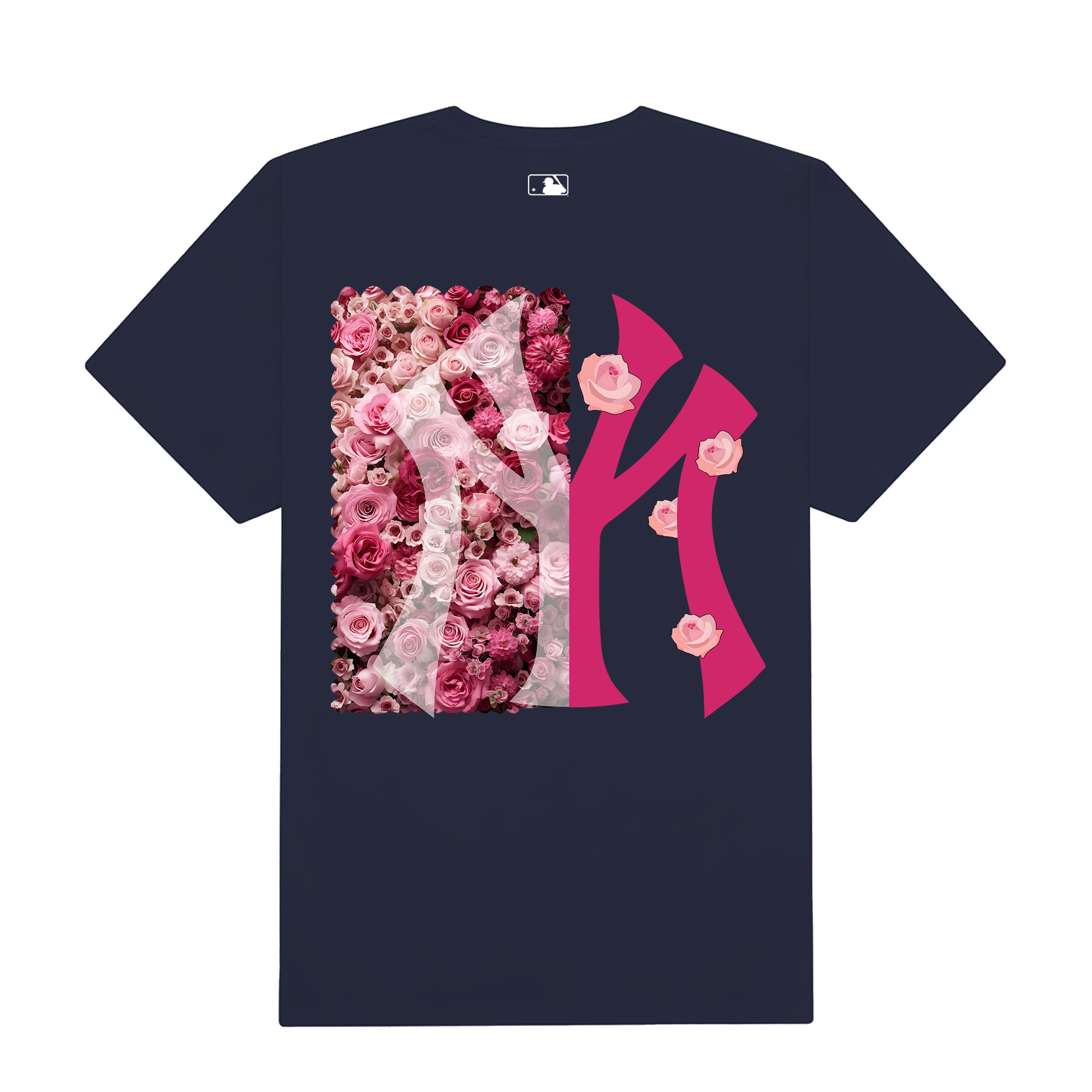 MLB Floral Pink Rose T-Shirt