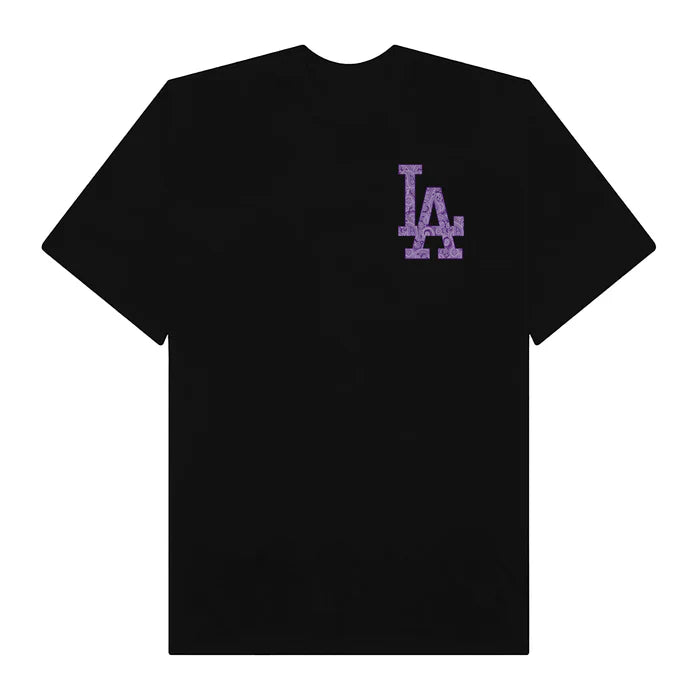 Flash Sale MLB Floral Purple Bandana T-Shirt