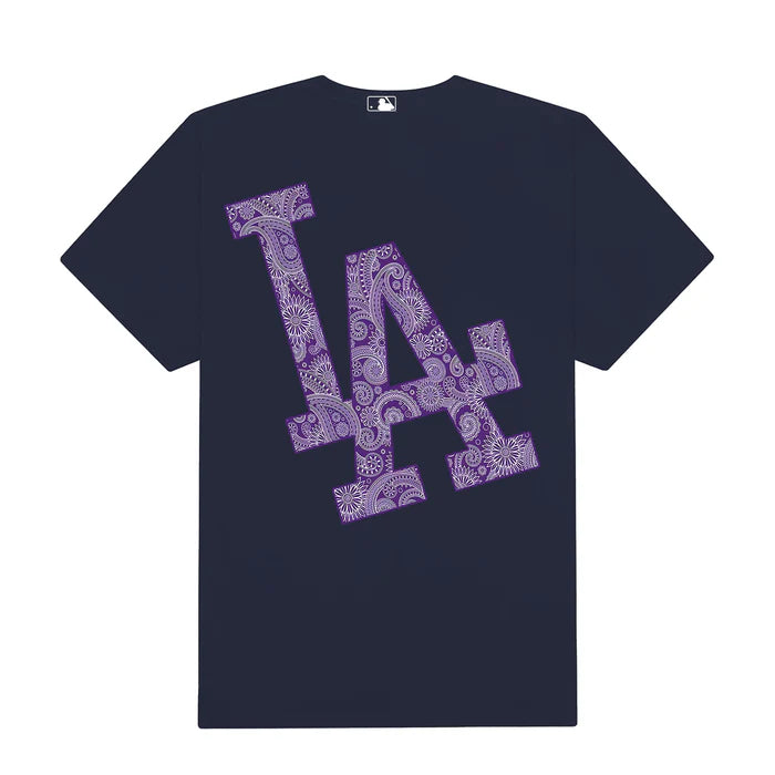 Flash Sale MLB Floral Purple Bandana T-Shirt