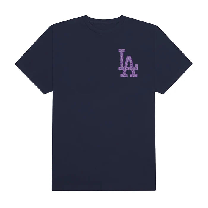 Flash Sale MLB Floral Purple Bandana T-Shirt