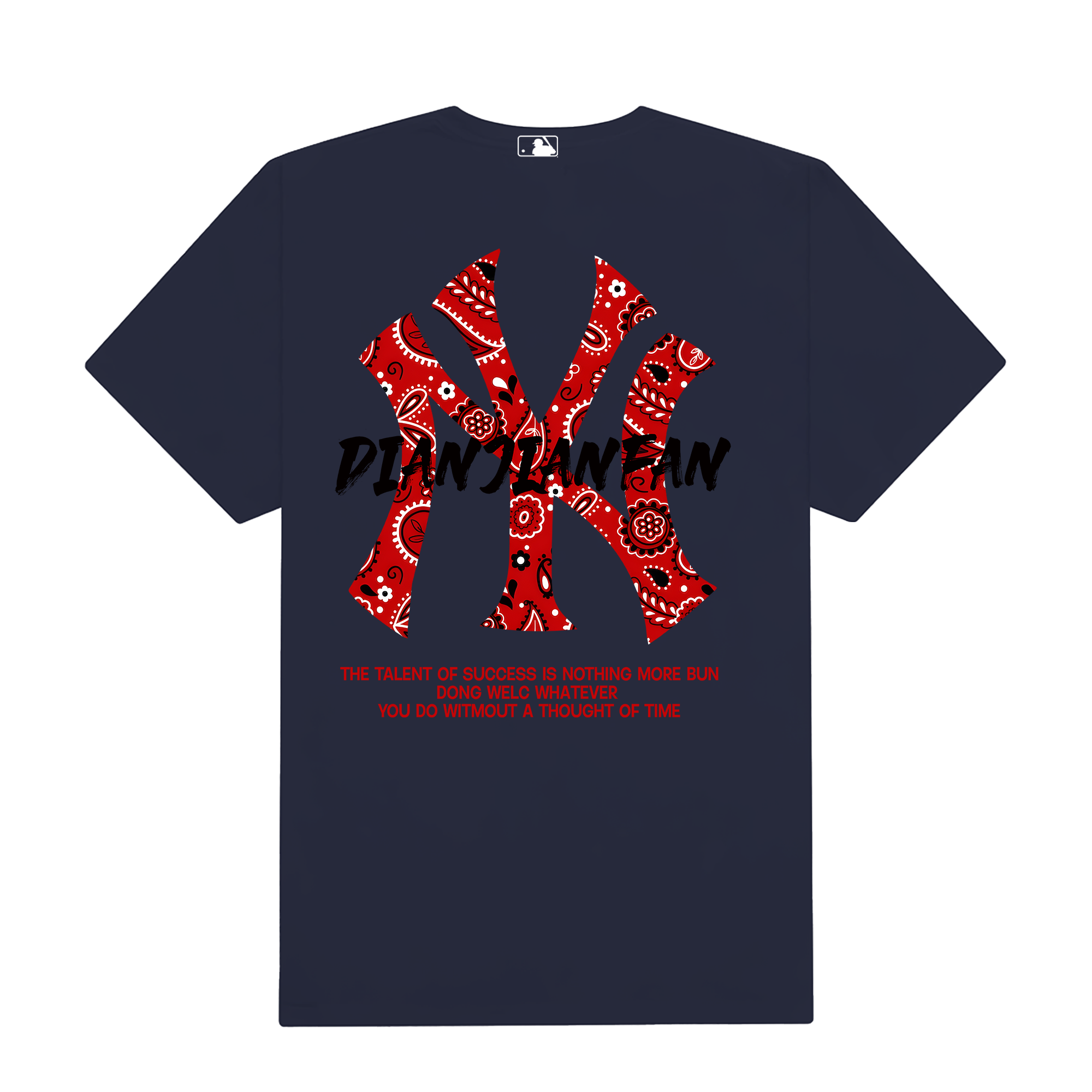 MLB Floral Red Dianjianfan T-Shirt