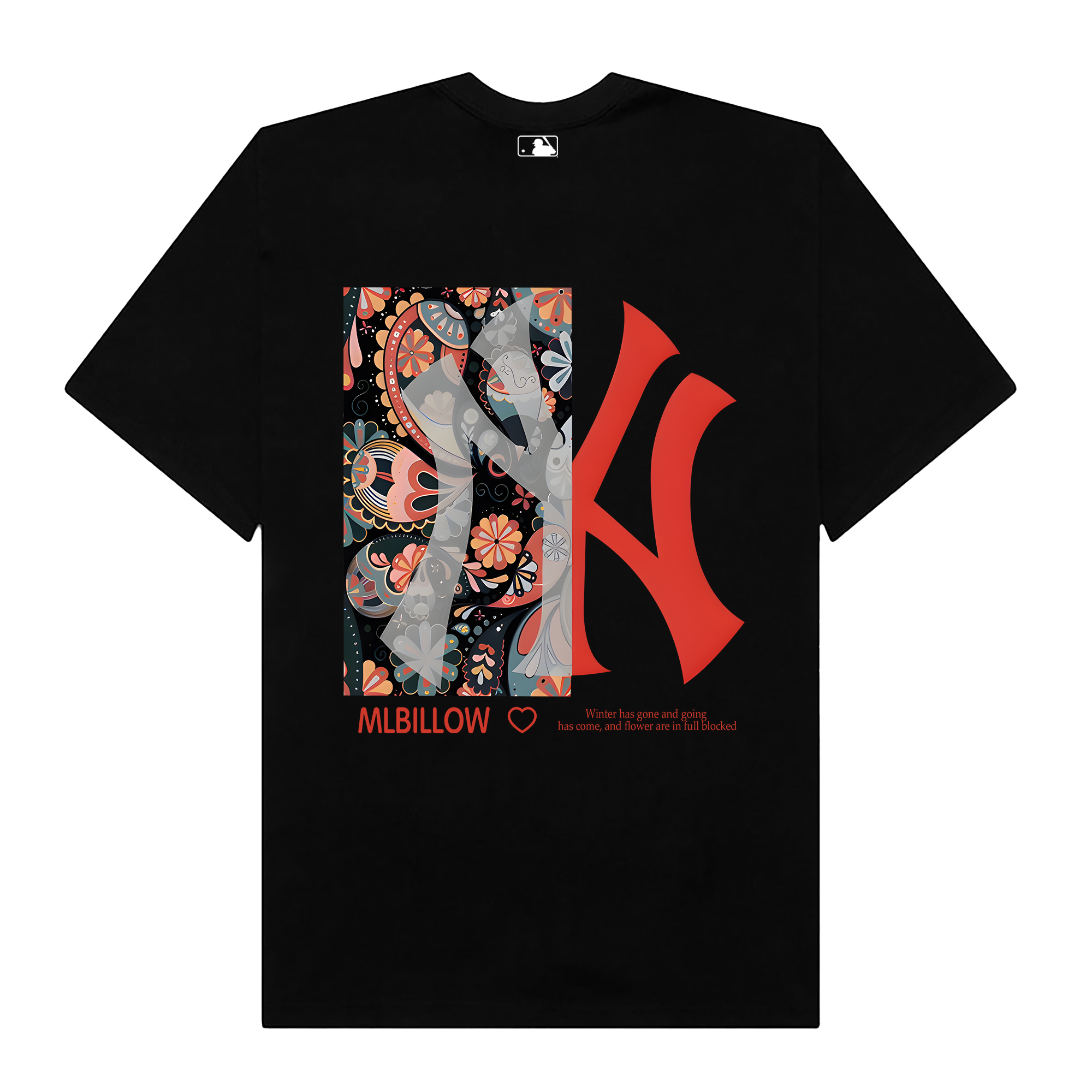 MLB Floral Red Flower MLBILLOW T-Shirt