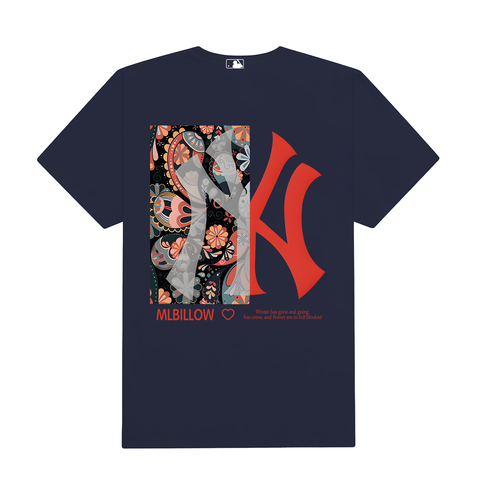 MLB Floral Red Flower MLBILLOW T-Shirt