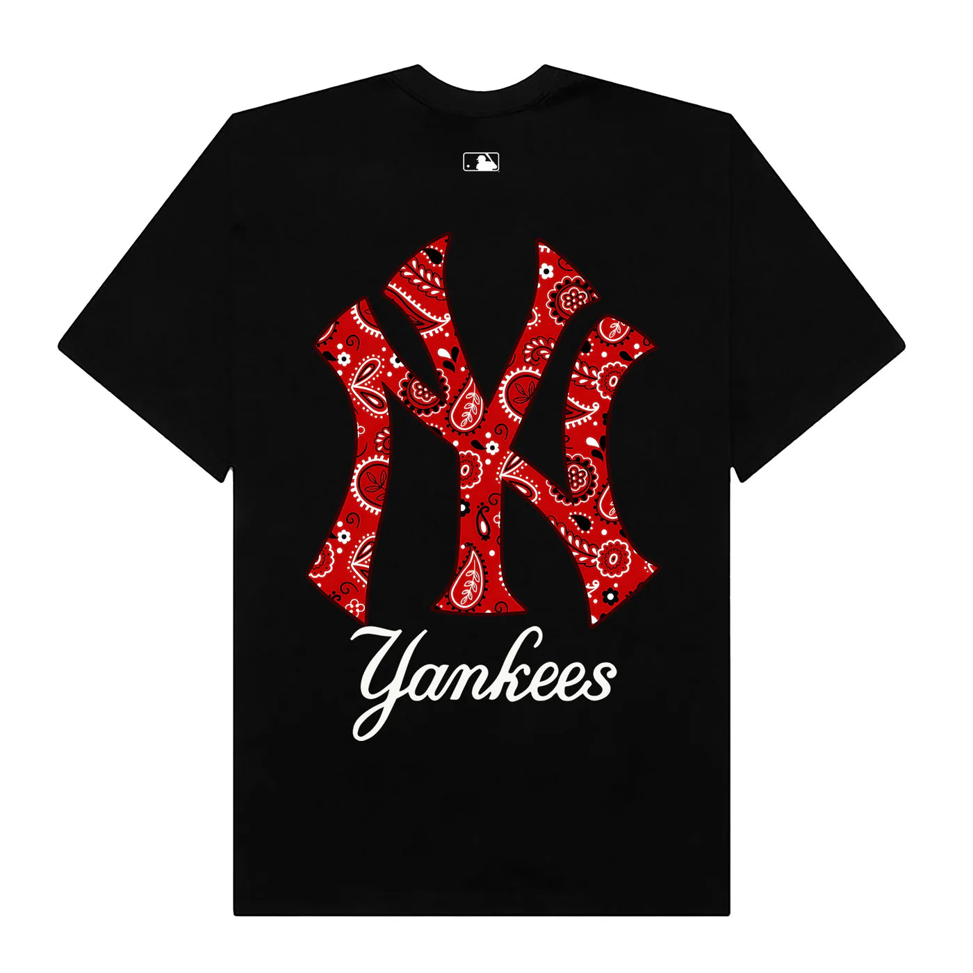 Flash Sale MLB Floral Red Logo Yeankees T-Shirt