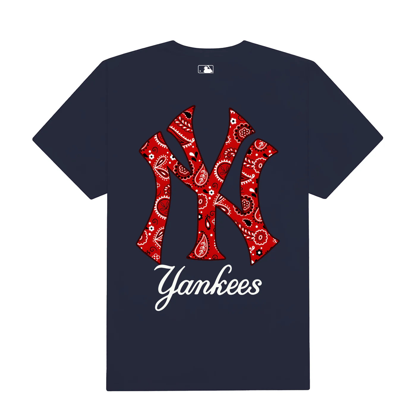 Flash Sale MLB Floral Red Logo Yeankees T-Shirt