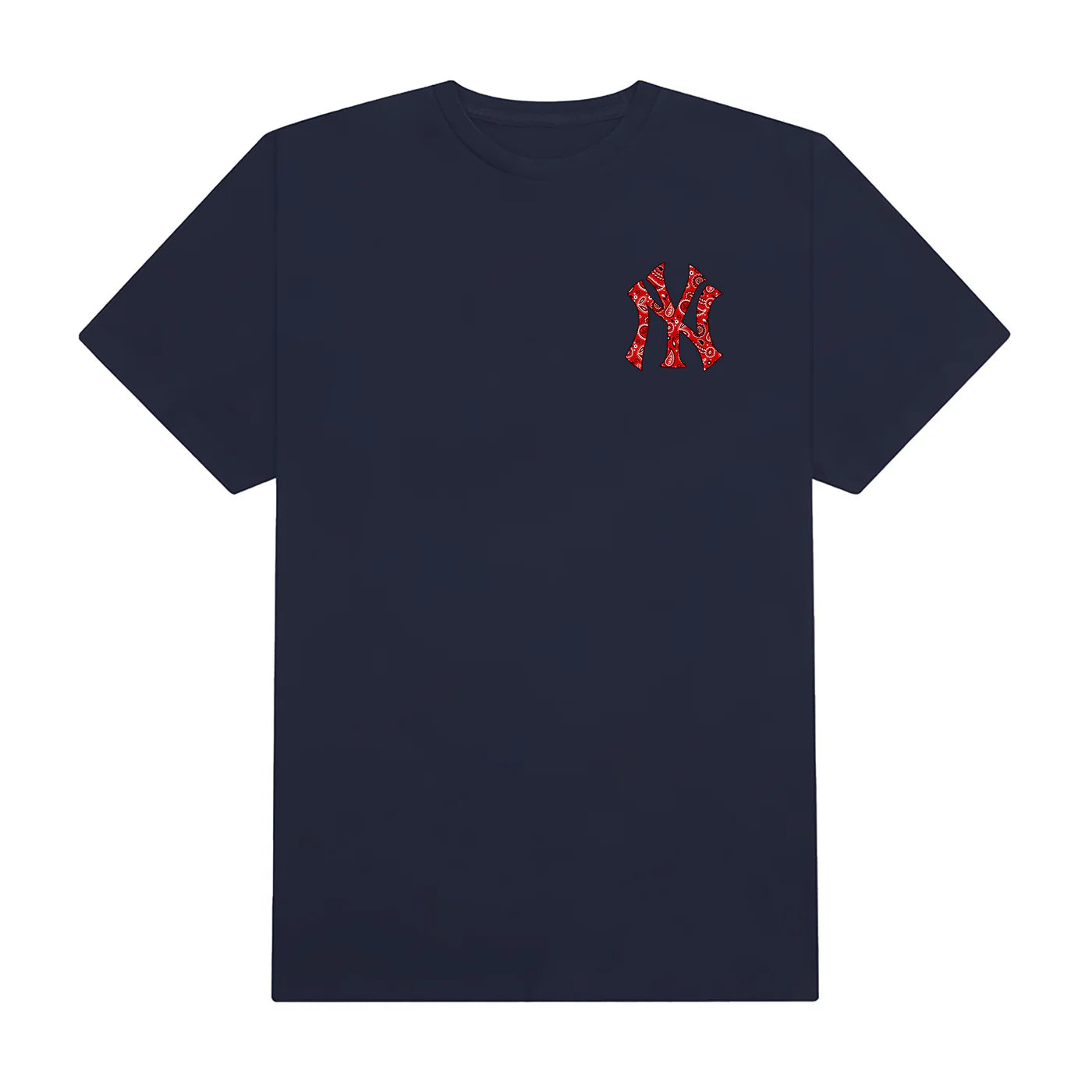 Flash Sale MLB Floral Red Logo Yeankees T-Shirt