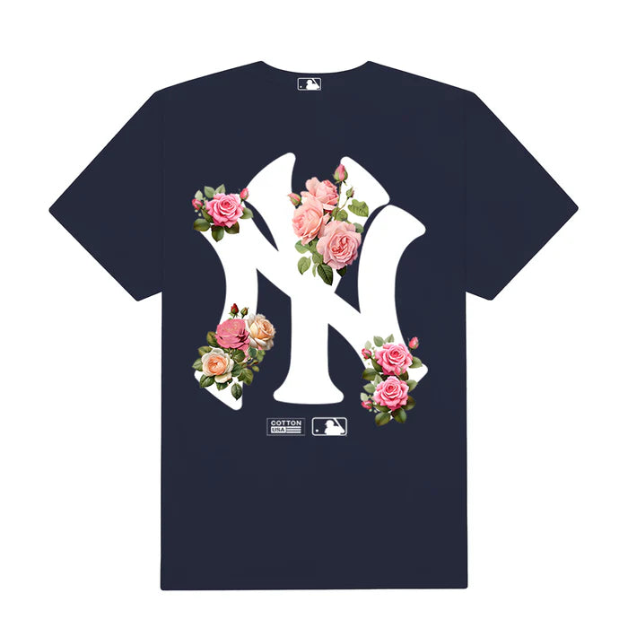 Flash Sale MLB Floral Rose Bloom T-Shirt