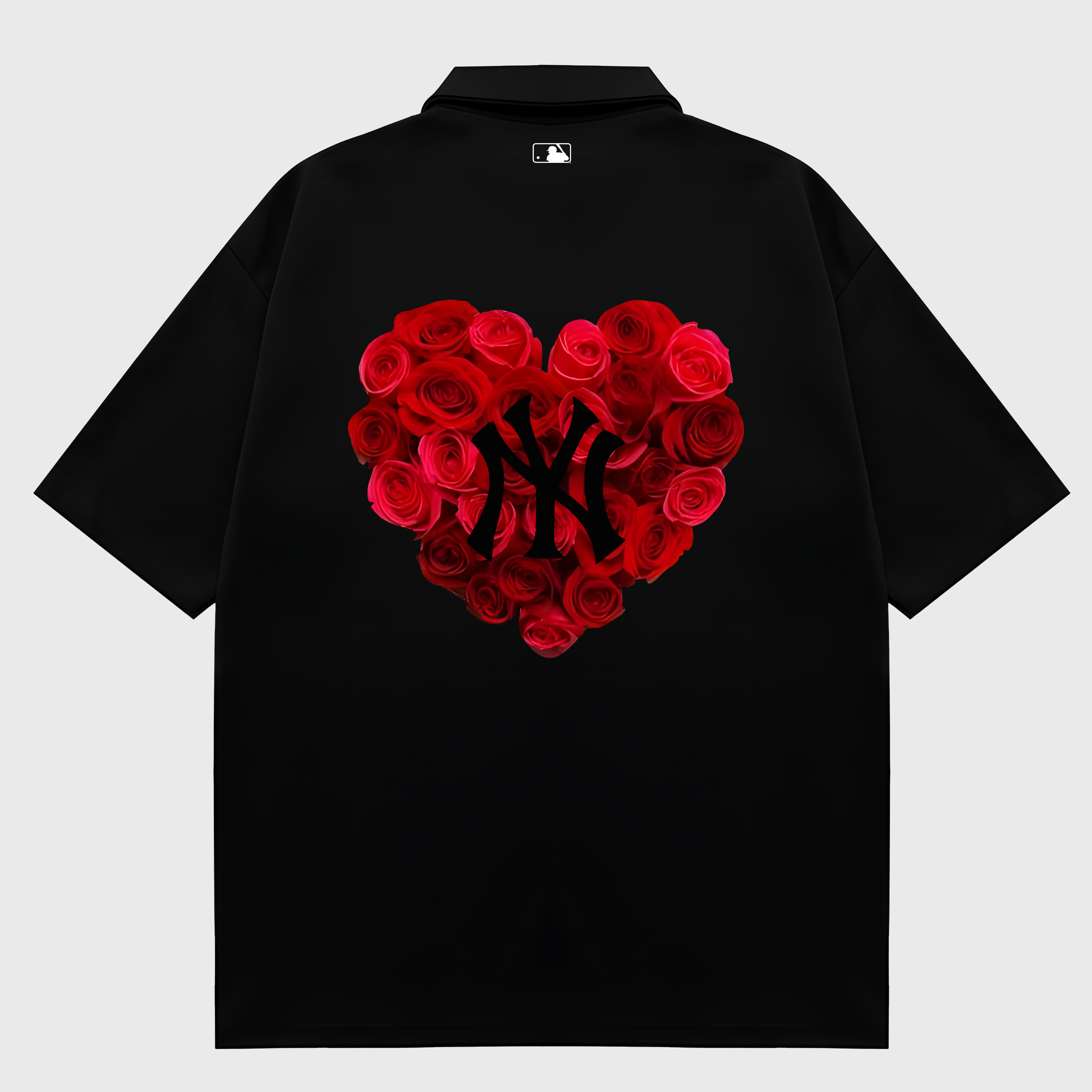 MLB Floral Rose Heart  Polo