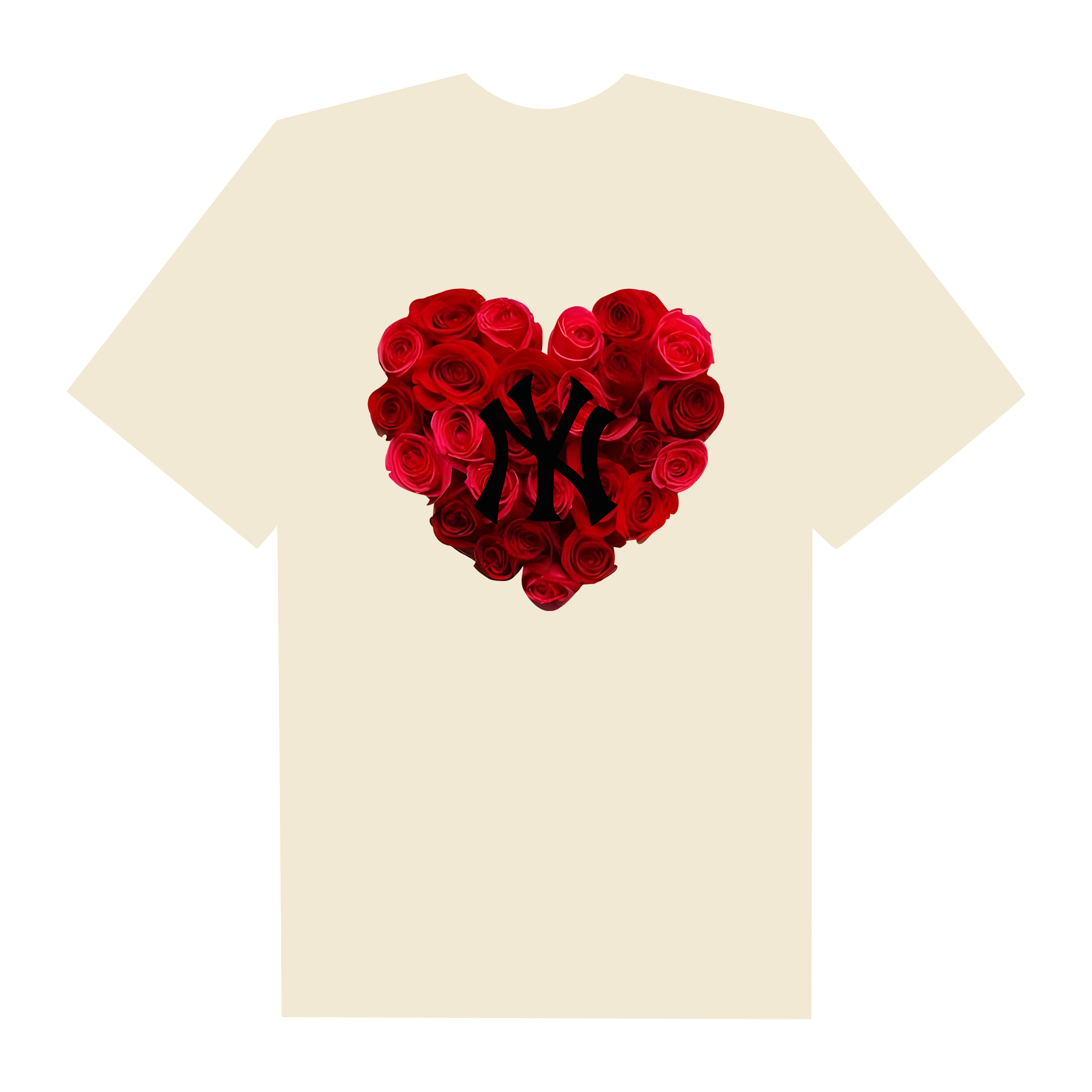 MLB Floral Rose Heart T-Shirt