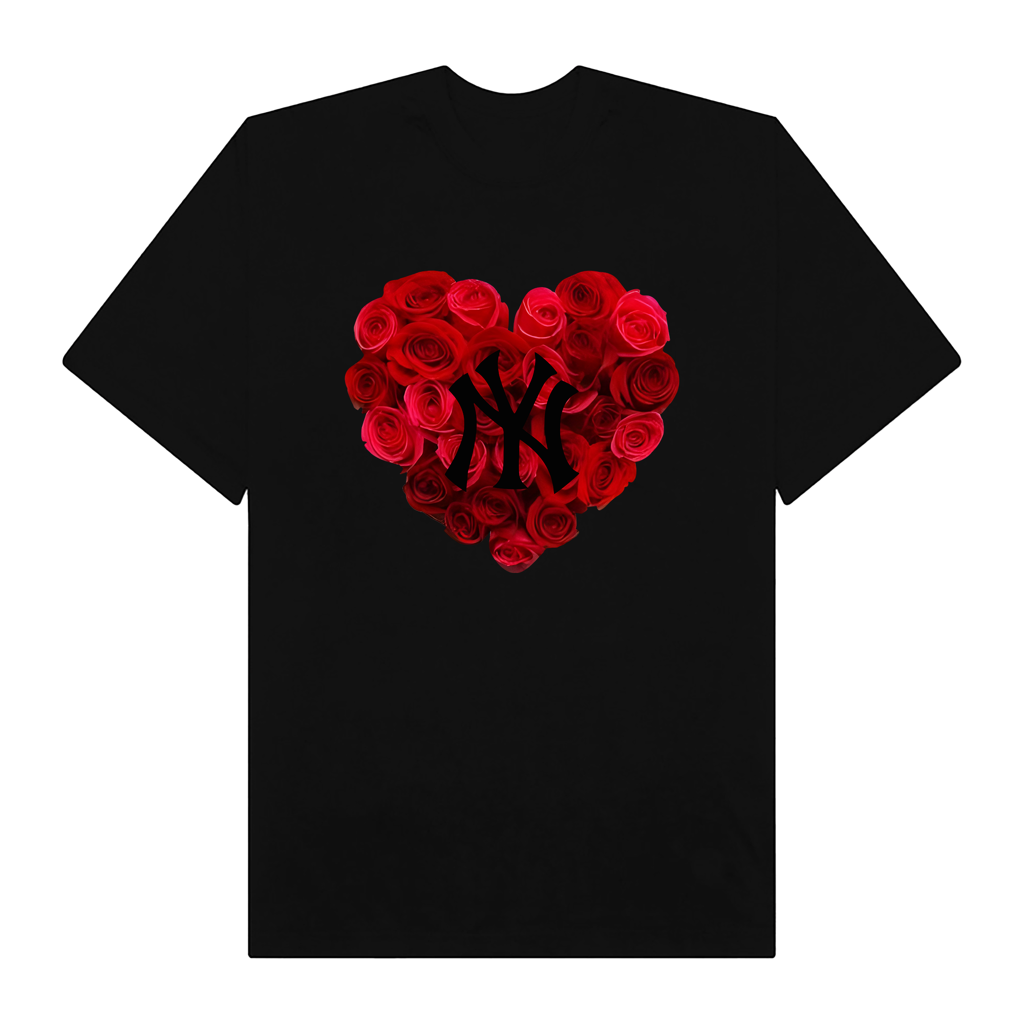 MLB Floral Rose Heart T-Shirt