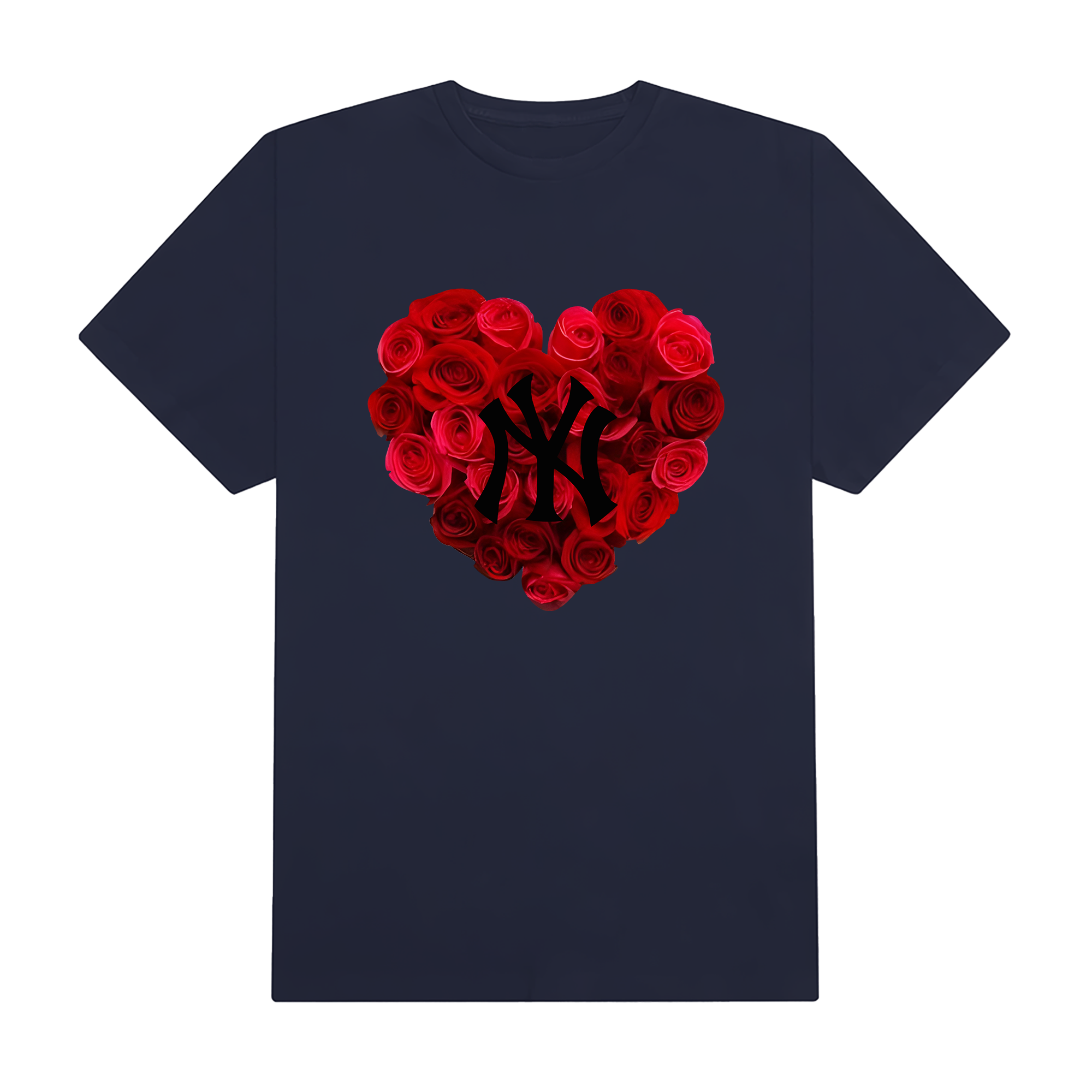 MLB Floral Rose Heart T-Shirt