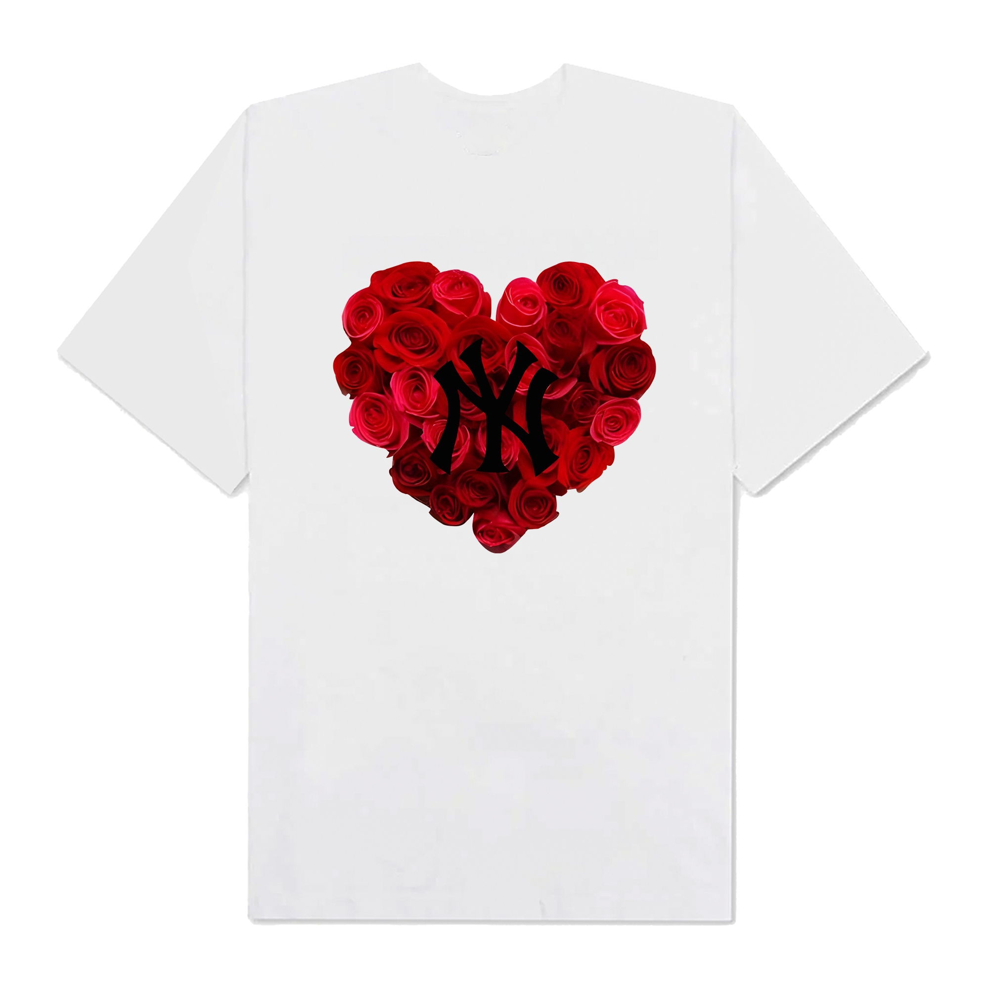 MLB Floral Rose Heart T-Shirt