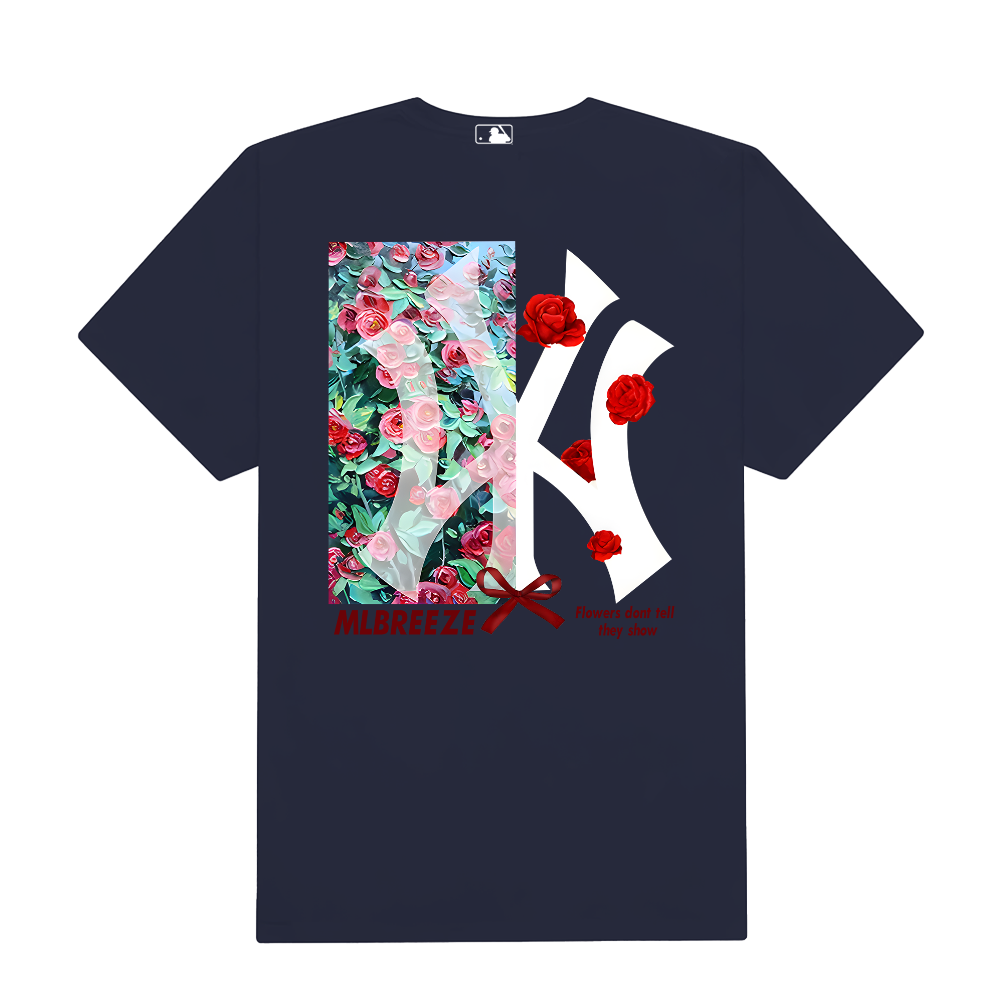 MLB Floral Rose Quote T-Shirt