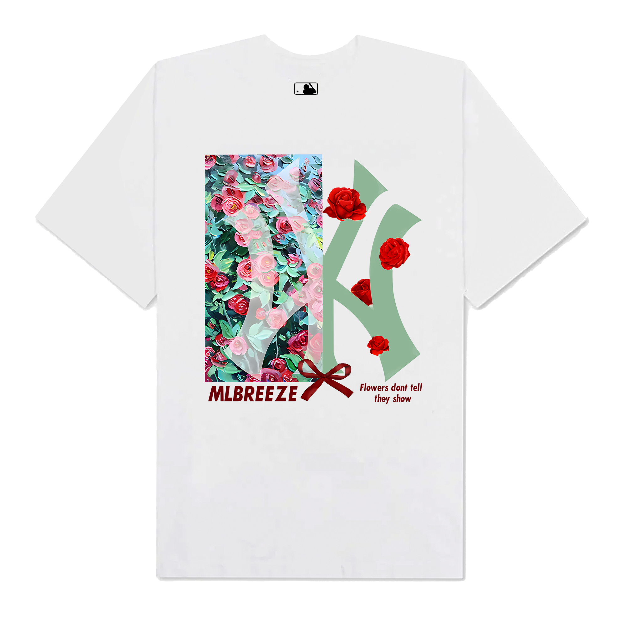 MLB Floral Rose Quote T-Shirt