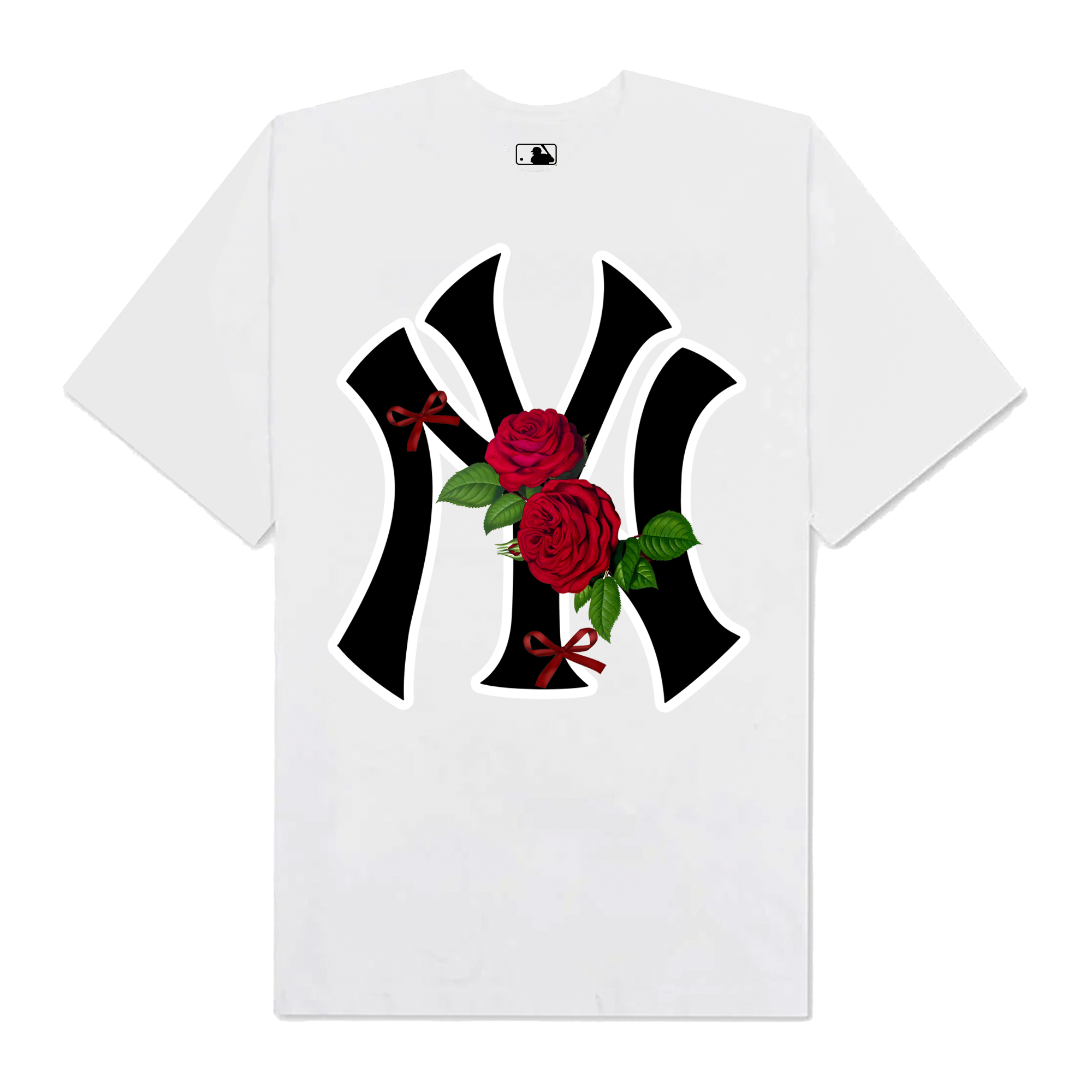 MLB Floral Rose Ribbon T-Shirt
