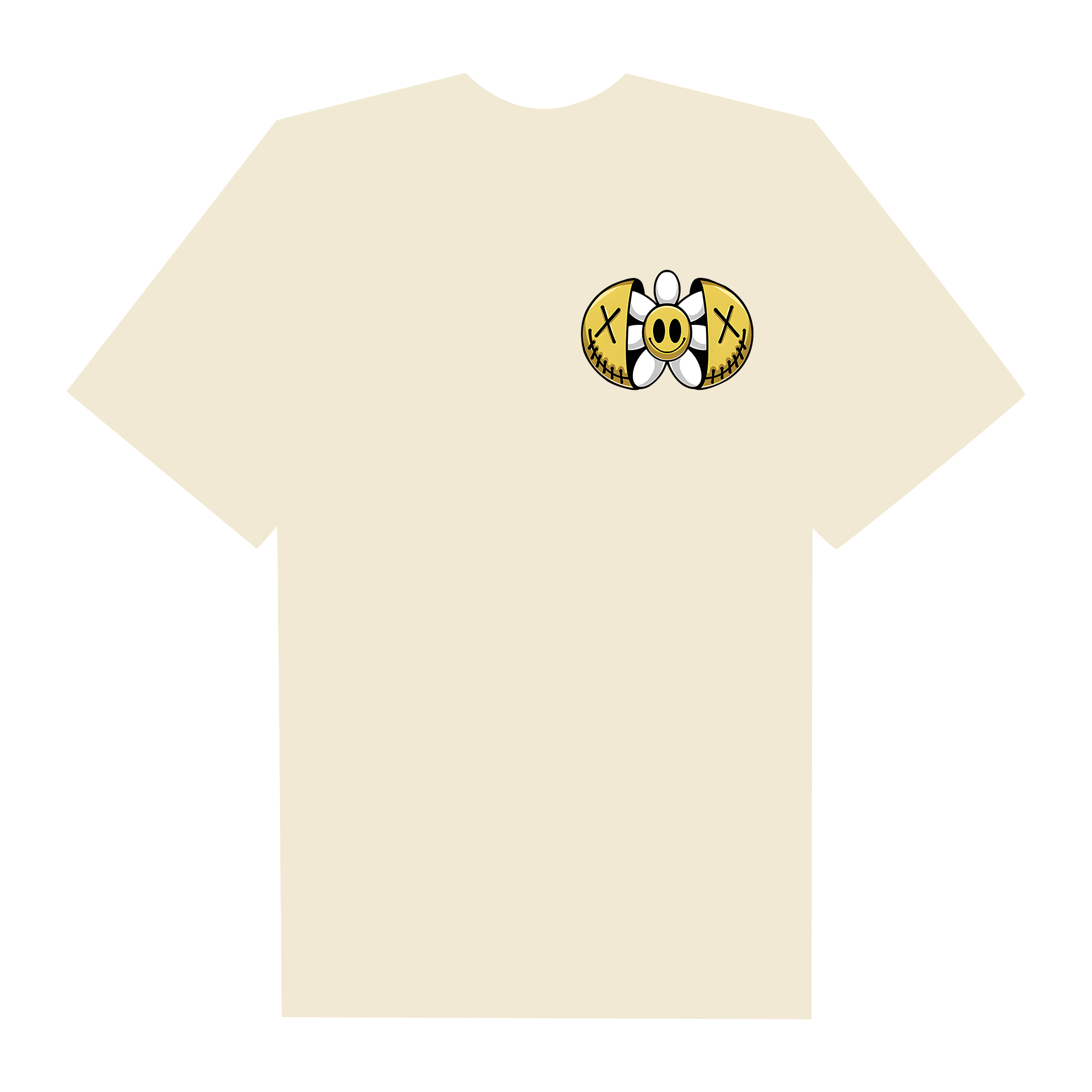 MLB Floral Smiley A's T-Shirt