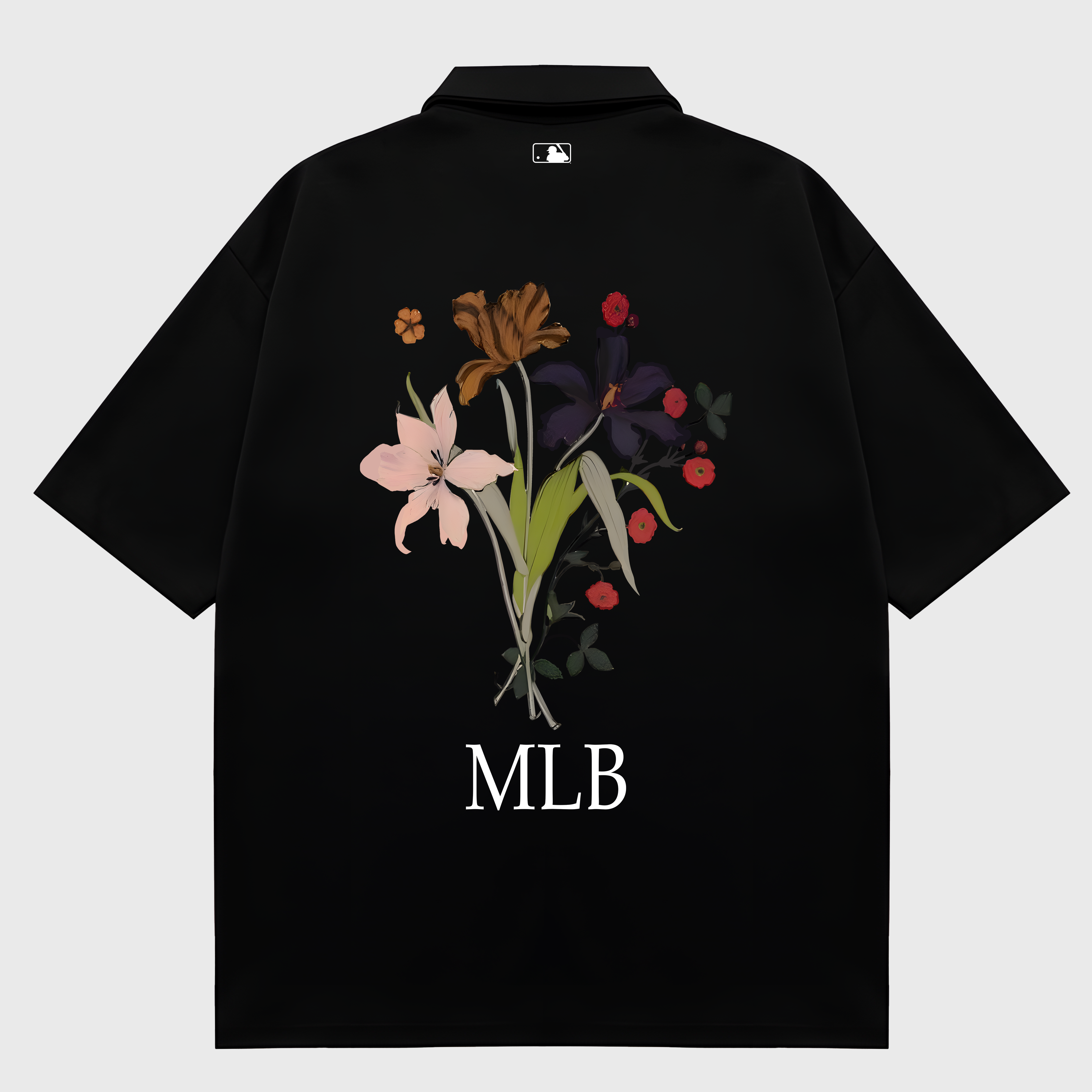 MLB Floral Summer Flower Polo