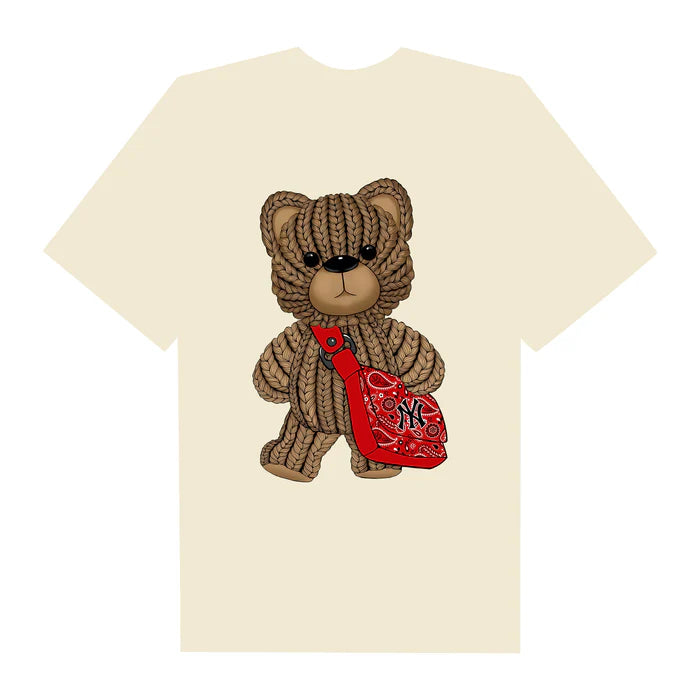 Flash Sale MLB Floral Teddy Bear Bandana Bag T-Shirt