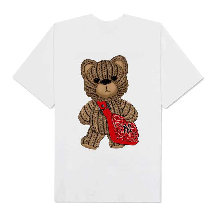 Flash Sale MLB Floral Teddy Bear Bandana Bag T-Shirt