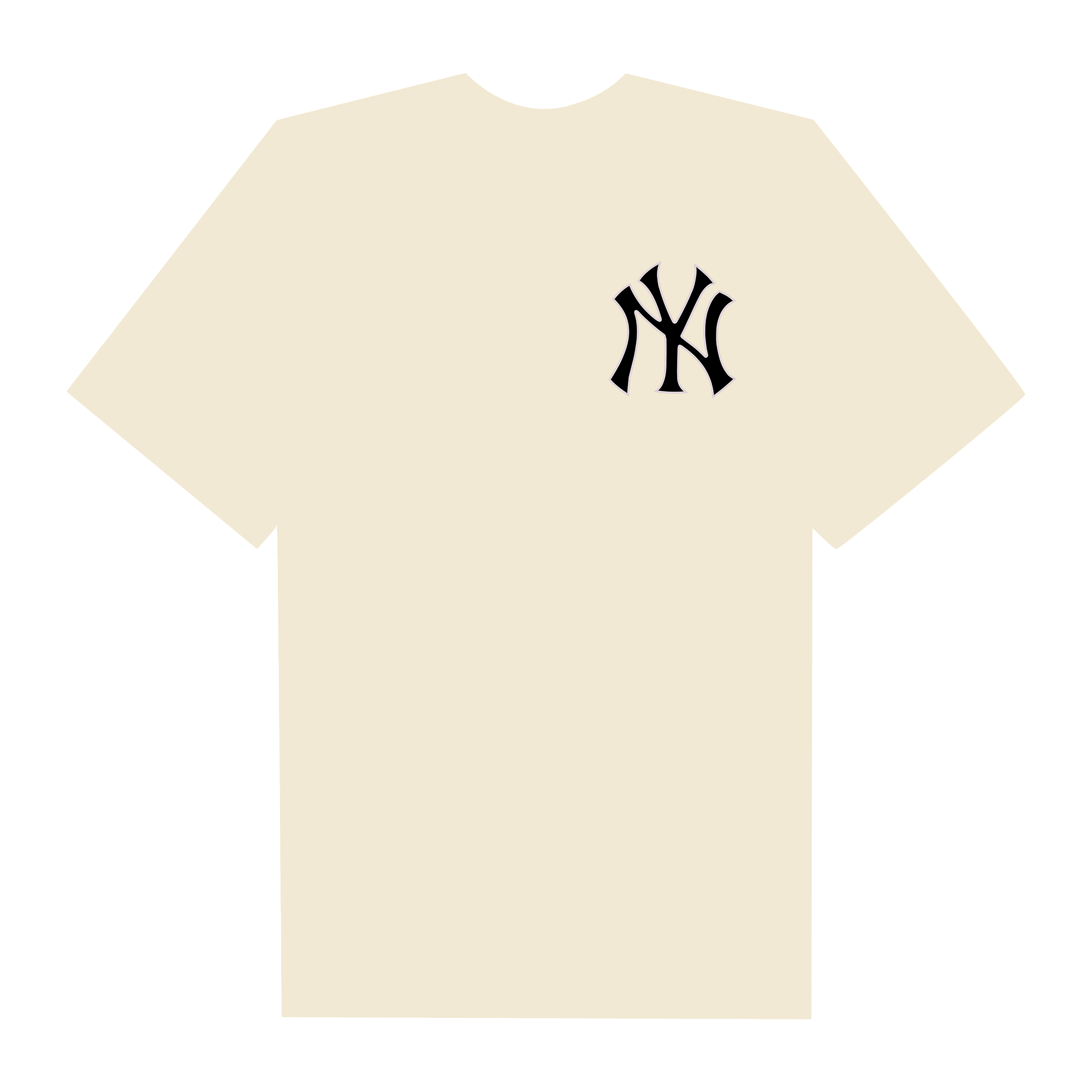MLB Floral Teddy Bear Bleached Color T-Shirt