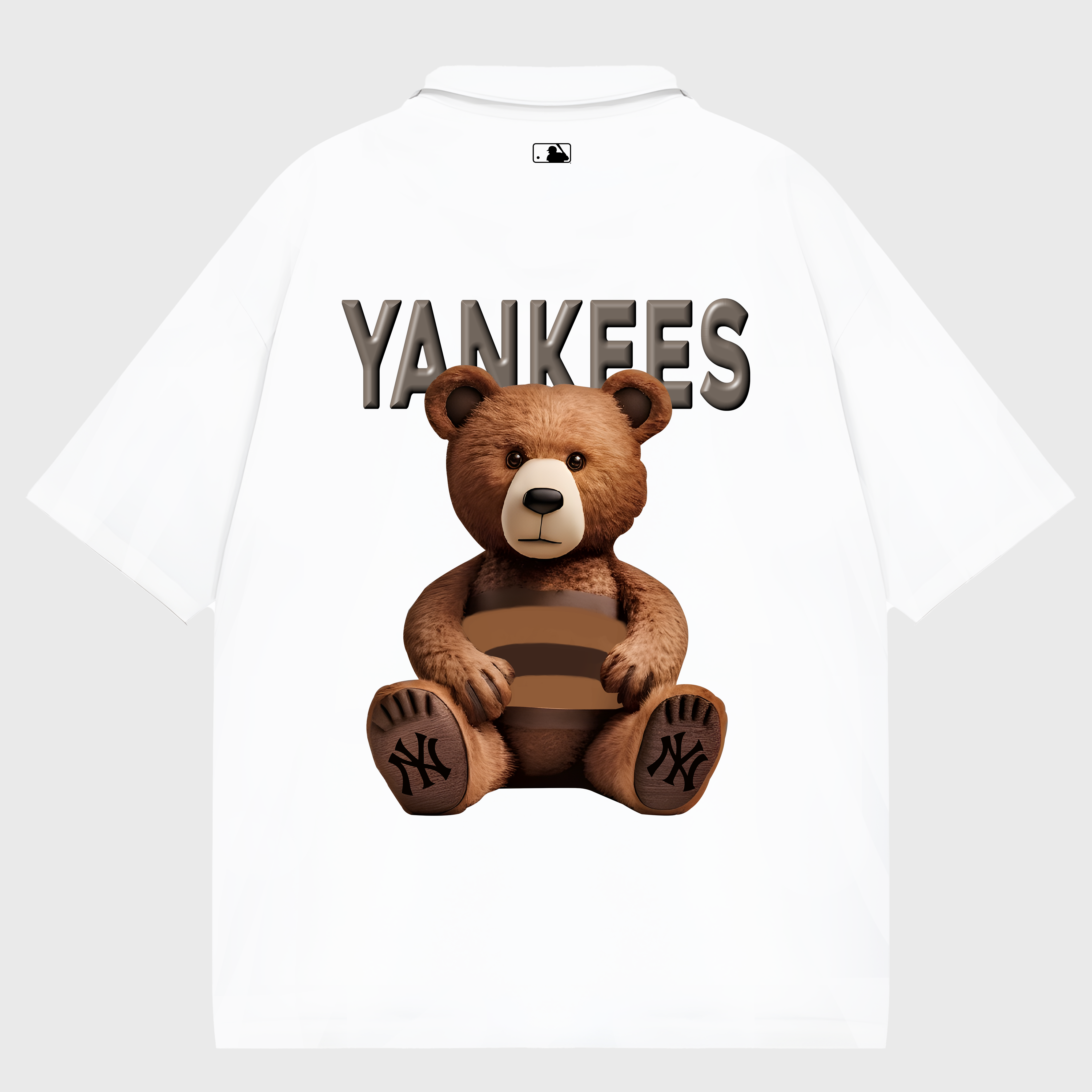 MLB Floral Teddy Bear Luxury Polo