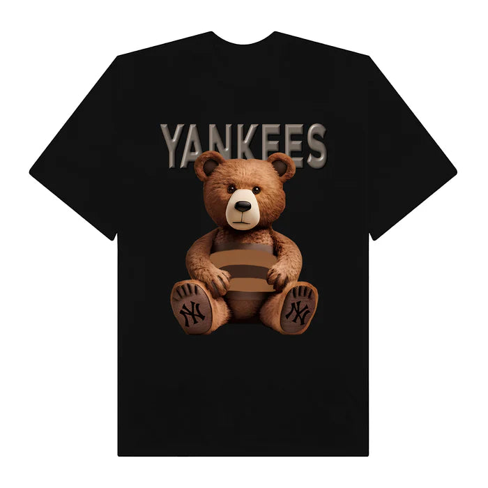 Flash Sale MLB Floral Teddy Bear Luxury T-Shirt