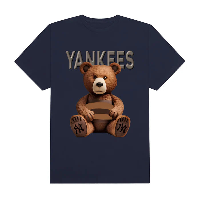 Flash Sale MLB Floral Teddy Bear Luxury T-Shirt