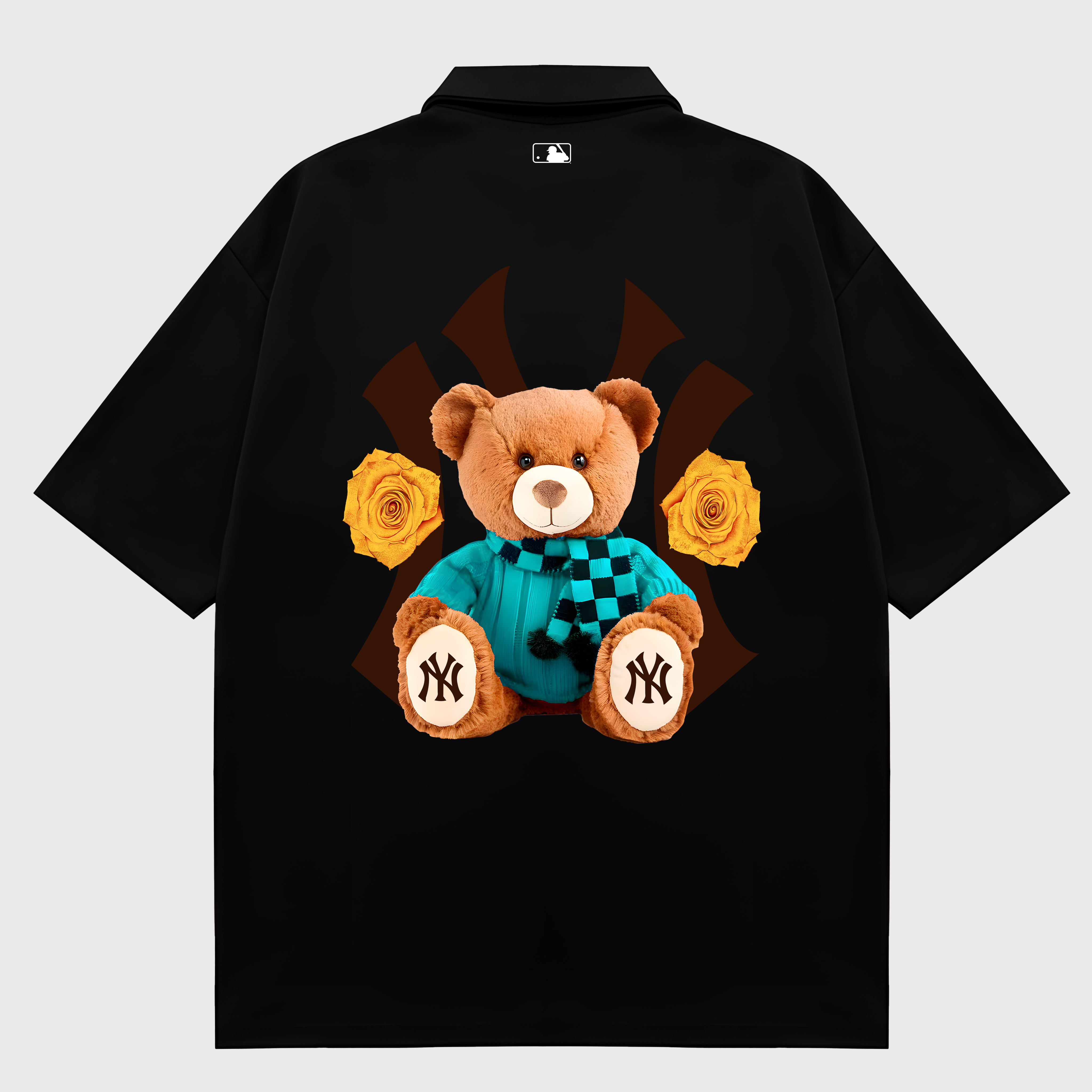 MLB Floral Teddy Bear Polo