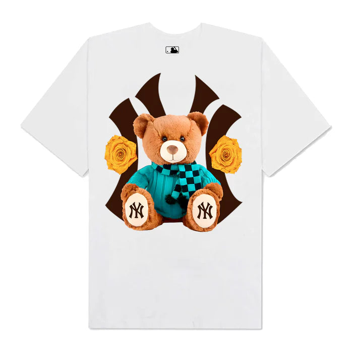 Flash Sale MLB Floral Teddy Bear T-Shirt