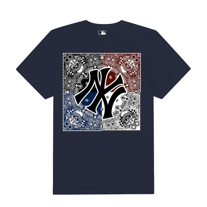 Flash Sale MLB Floral USA Skull T-Shirt