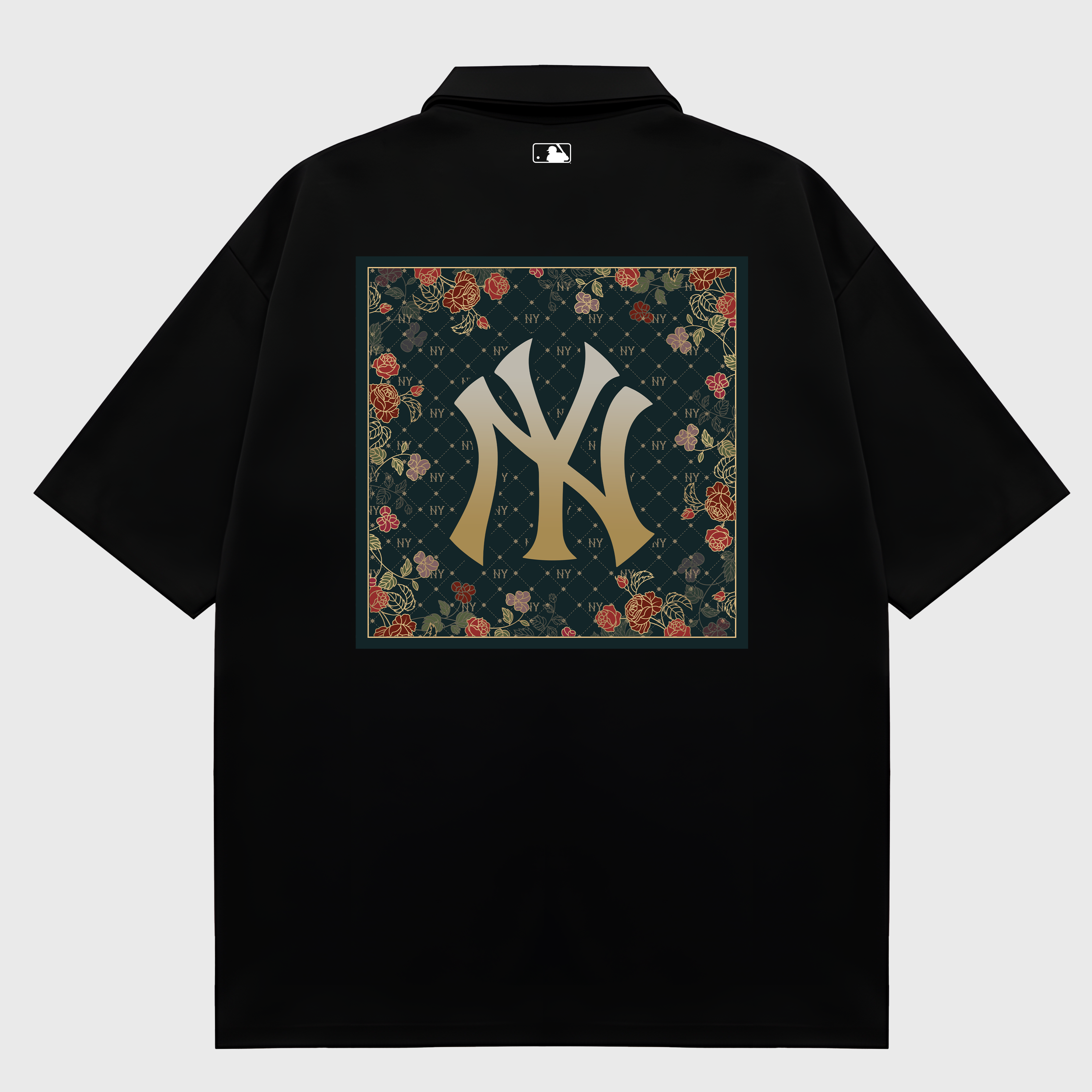 MLB Flower New York Yankees Polo