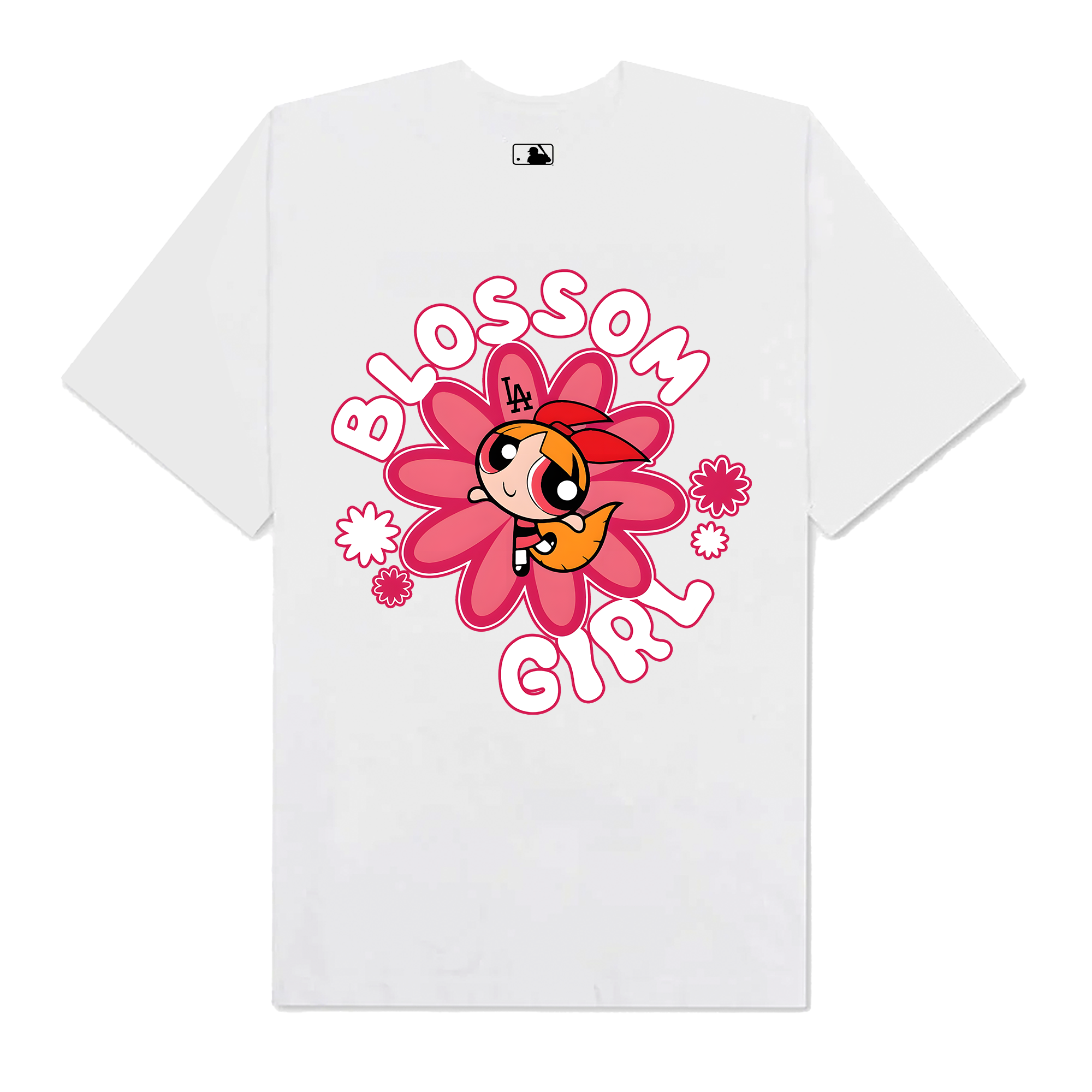 MLB Floral Pink Bubble Girl T-Shirt
