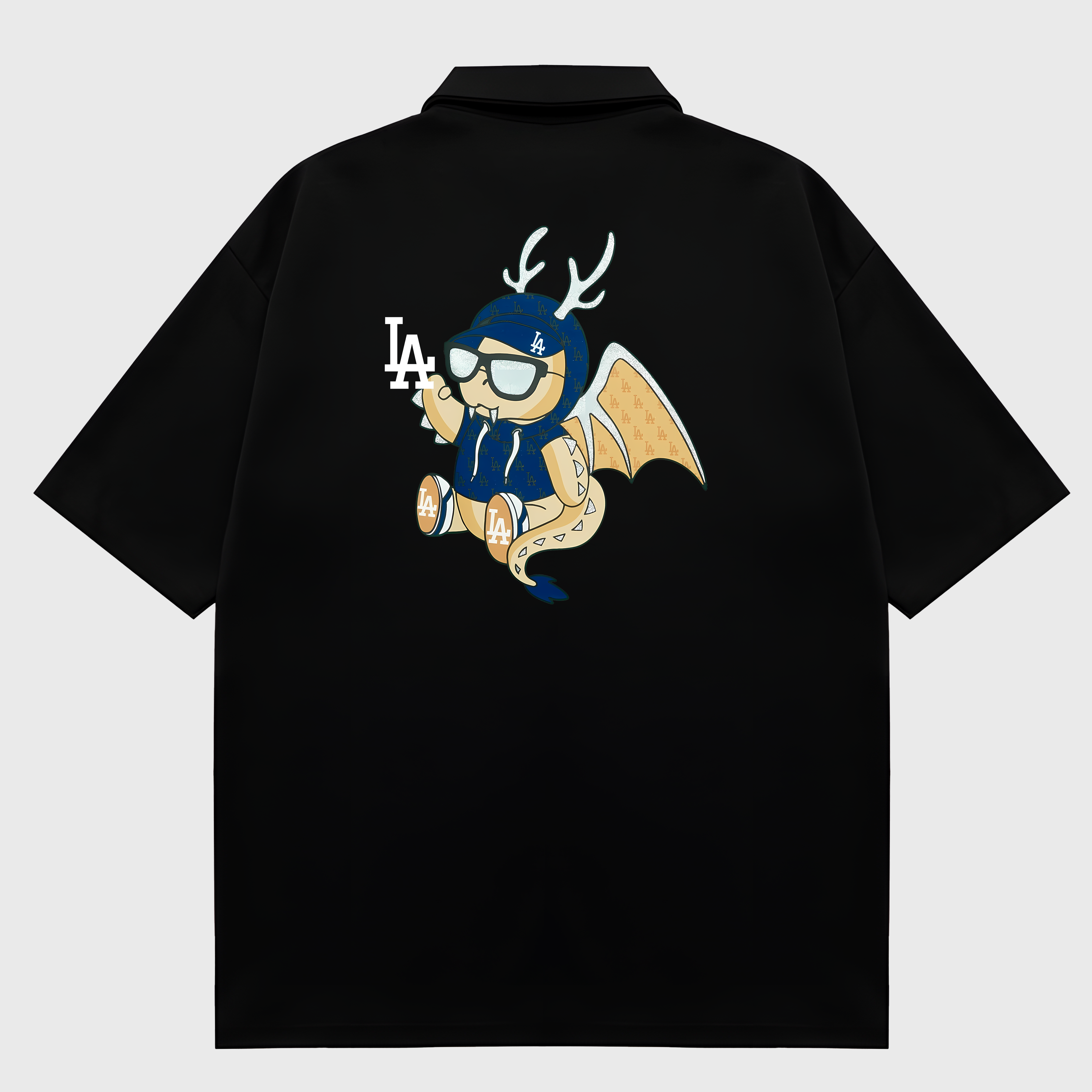 MLB Korea New Year Dragon LA Dodgers Polo