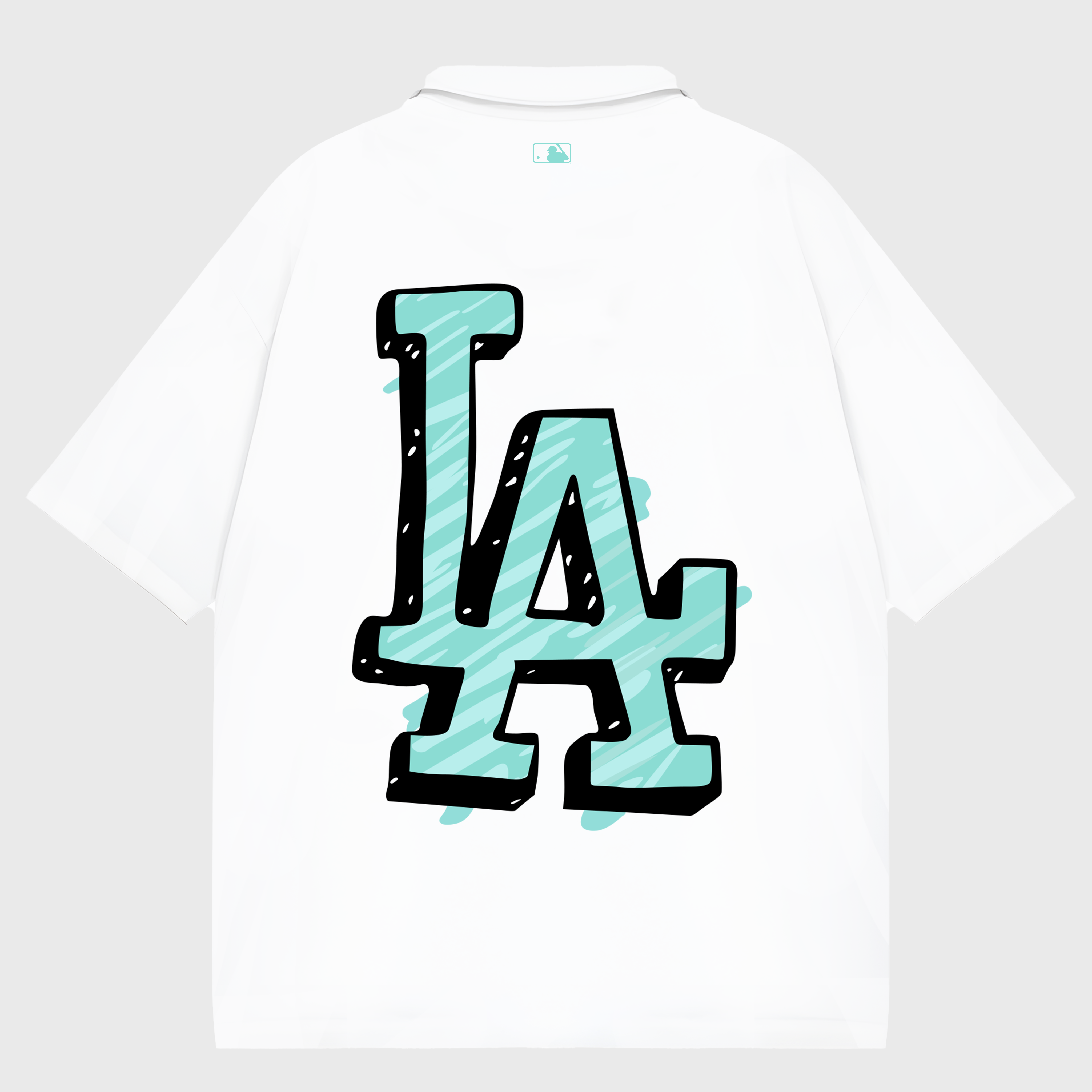 MLB LA Dodgers Logo Overfit Polo