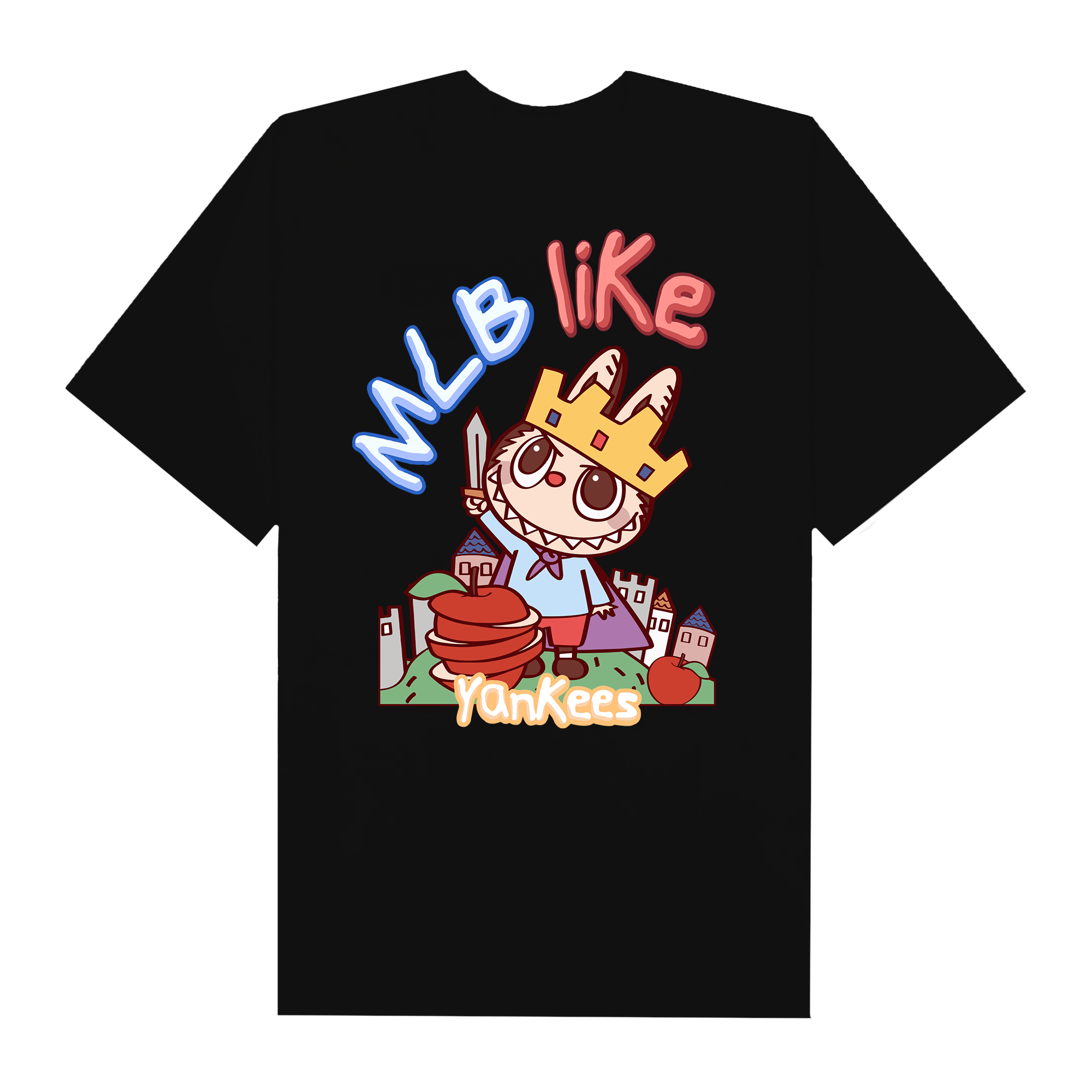 MLB Labubu Apple King T-Shirt