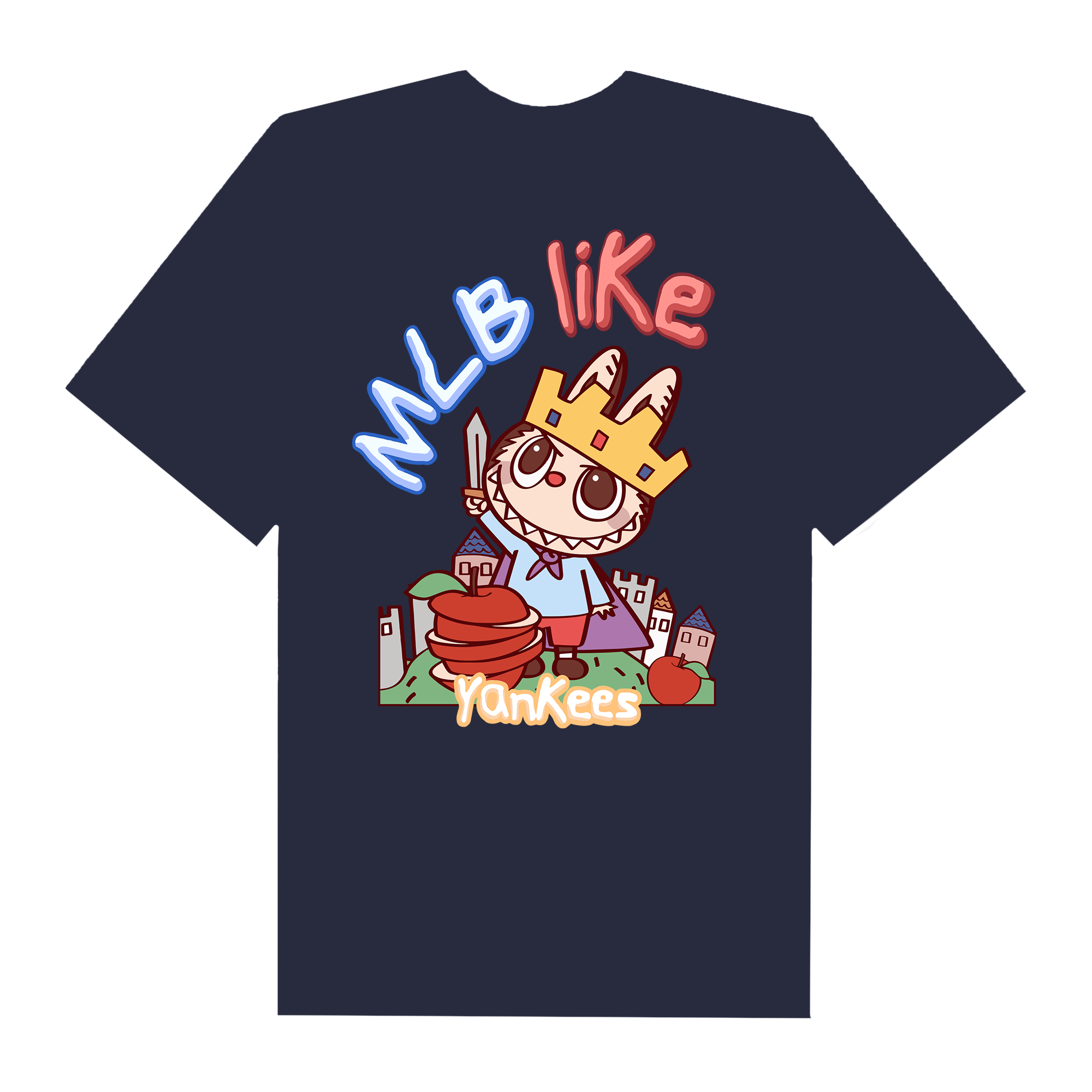 MLB Labubu Apple King T-Shirt